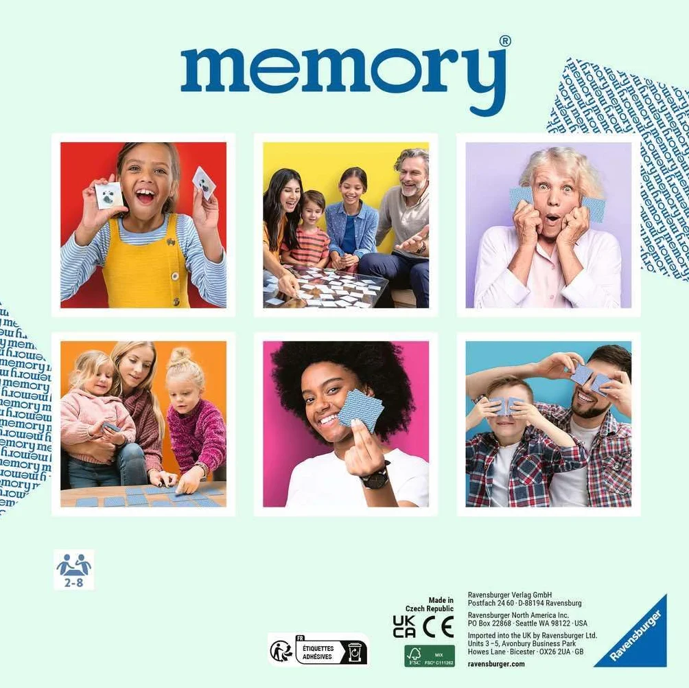 Ravensburger memory® Dinosaurier - 20924 - der Spieleklassiker für Dino-Fans, Merkspiel für 2-8 Spieler ab 3 Jahren