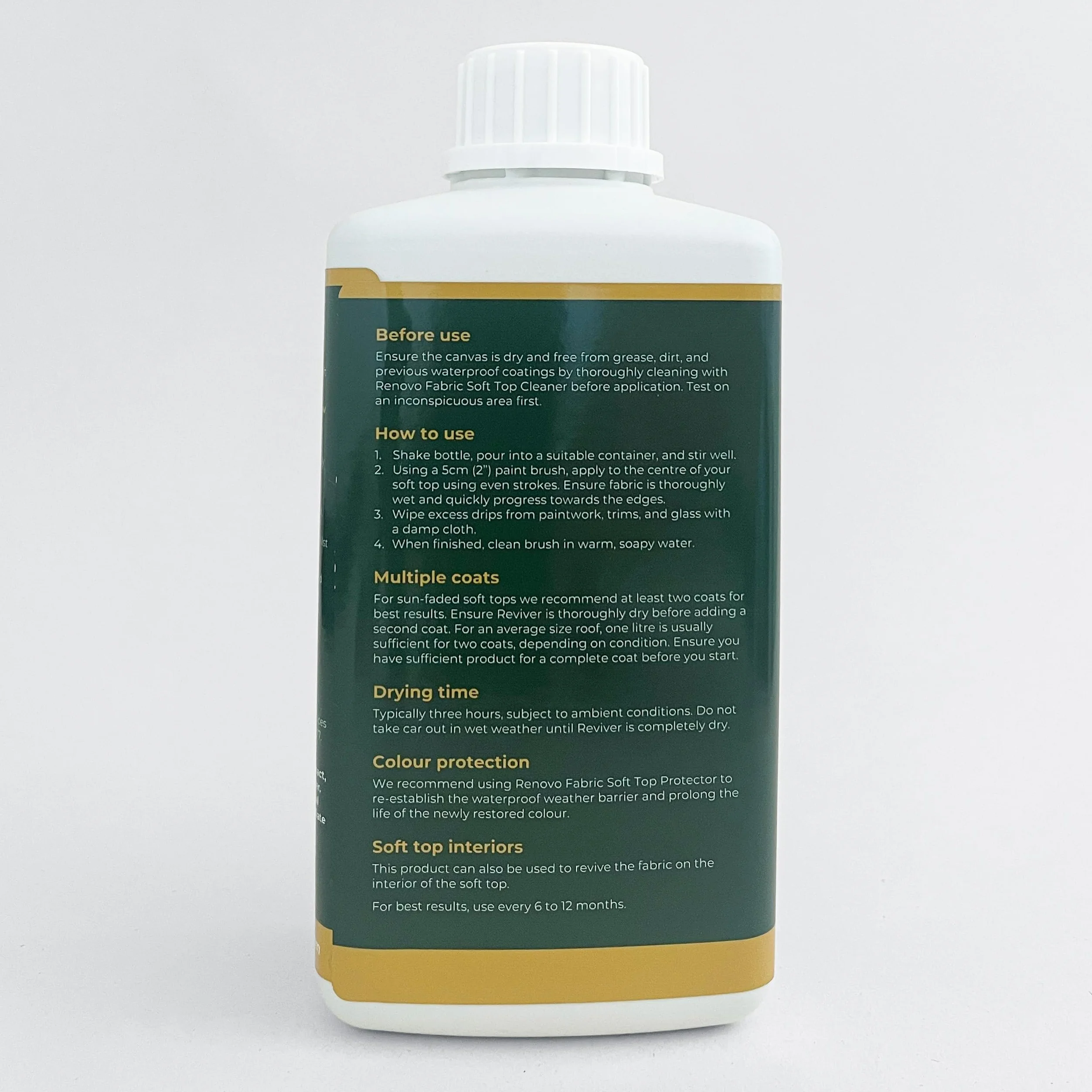 Renovo International Soft Top Reviver, ciemnoczerwony, 500 ml