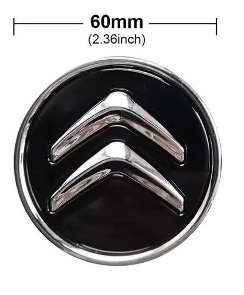 Kołpaki do Citroen C1 C3 C4 C5 C6 DS3 Frezy felgi aluminiowe 60 mm czarne