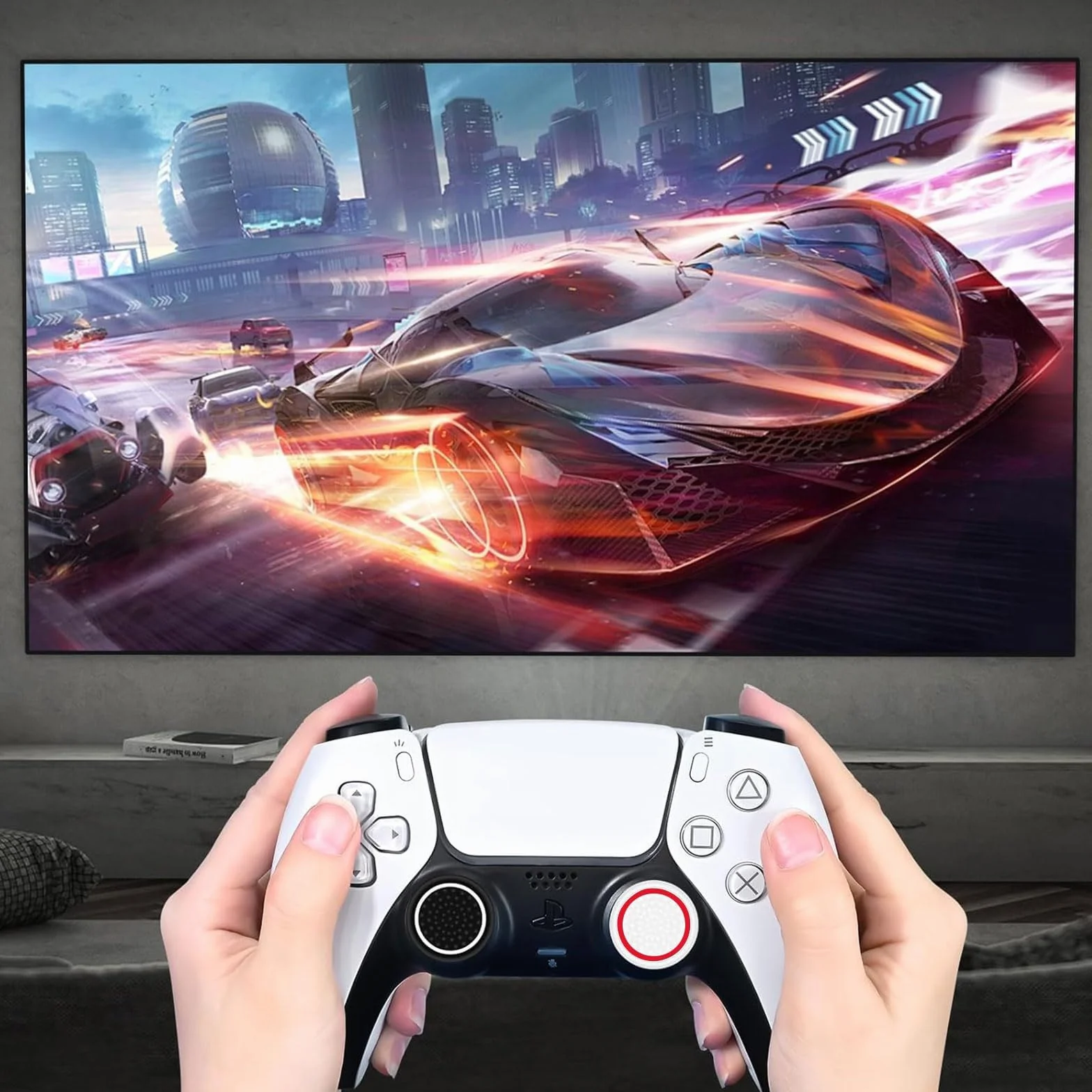 Silikonowe nakładki na joystick, 20 sztuk, silikonowe nakładki ochronne na joystick, akcesoria ochronne, kompatybilne z PS5, PS4, PS3, PS2, Xbox 360, Switch Pro, Xbox One
