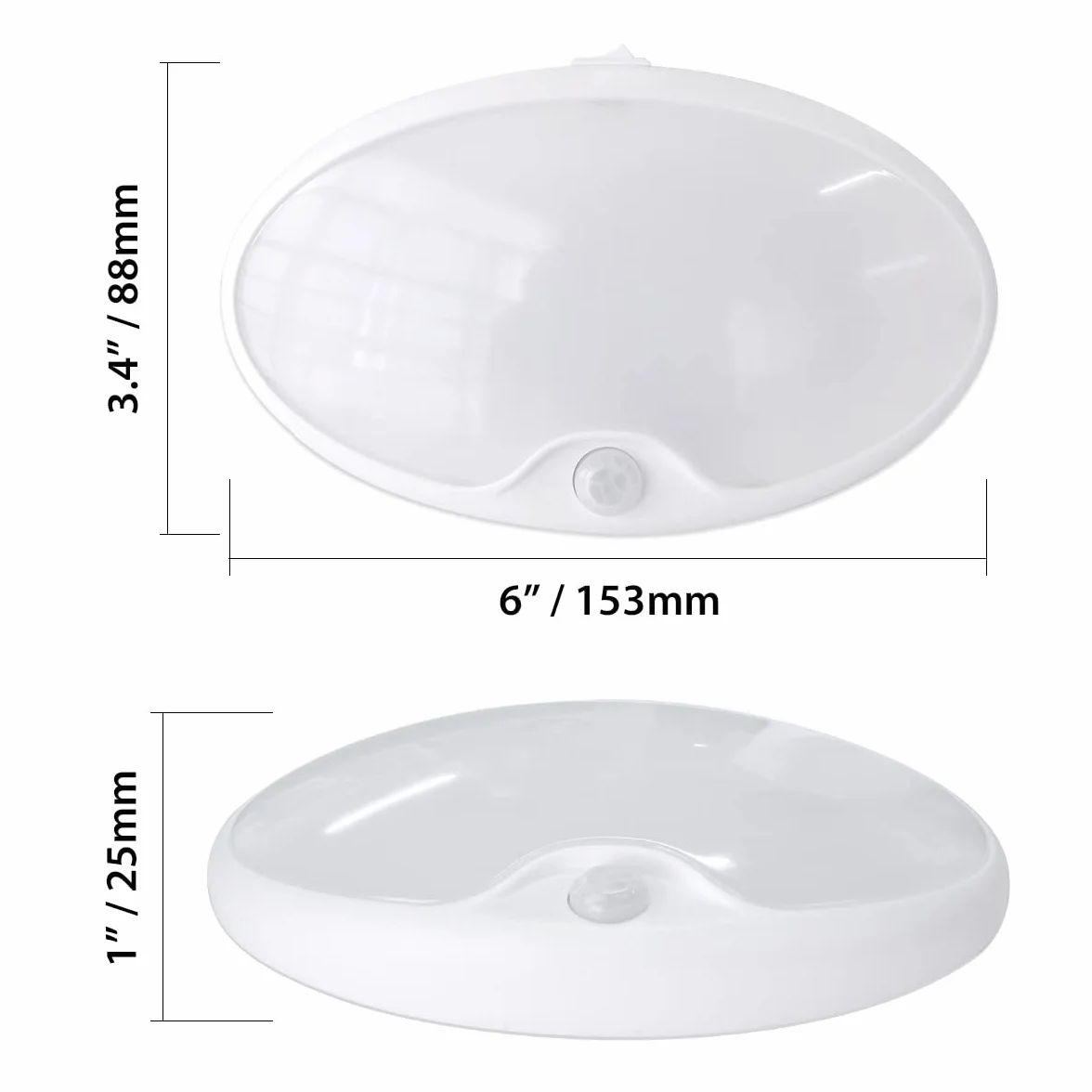 Dream Lighting Światło LED 12 V z czujnikiem dla kampera, łodzi, IP44, oświetlenie wewnętrzne 3500 K