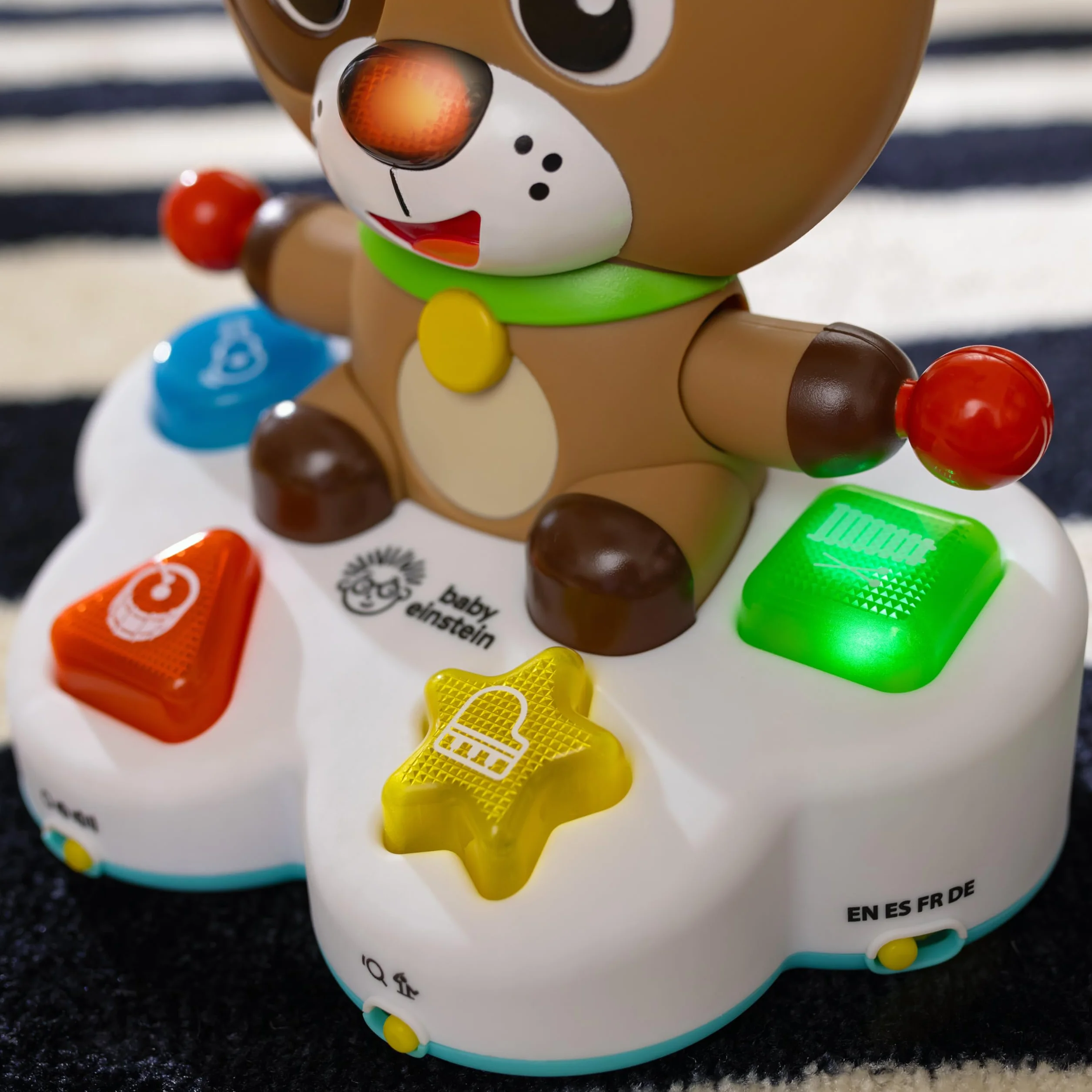 Baby Einstein, Drum & Learn Dean zabawka muzyczna dla dzieci od 6 miesięcy