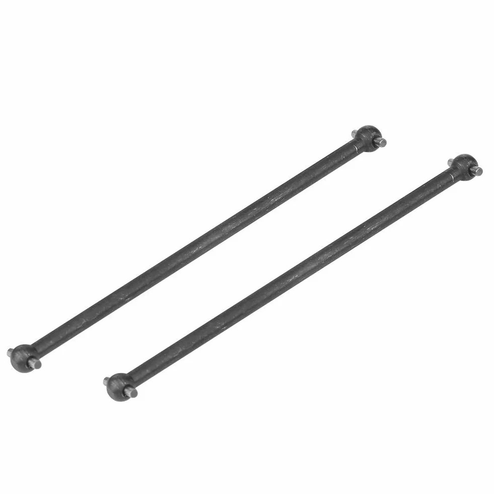 Dilwe RC wały napędowe samochodowe, 2 sztuki, 101 mm, metalowe wały napędowe do FS 53633/51805/51806 1/10 akcesoria RC (czarne)