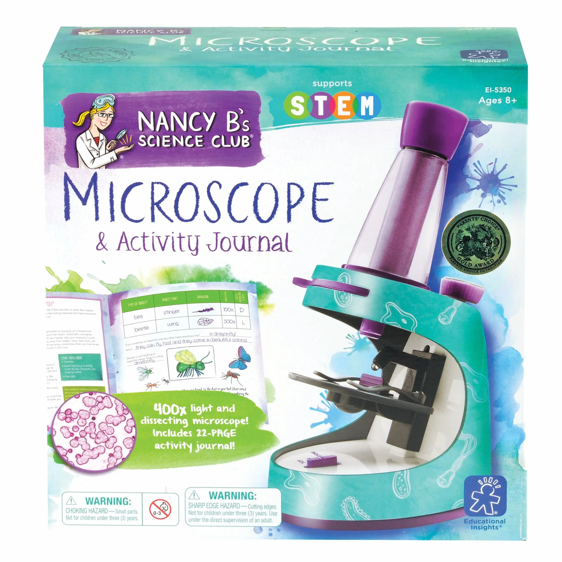 Learning Resources Nancy B's Science Club Educational Insights Naukowy Mikroskop oraz Dzialalnosc Dziennik