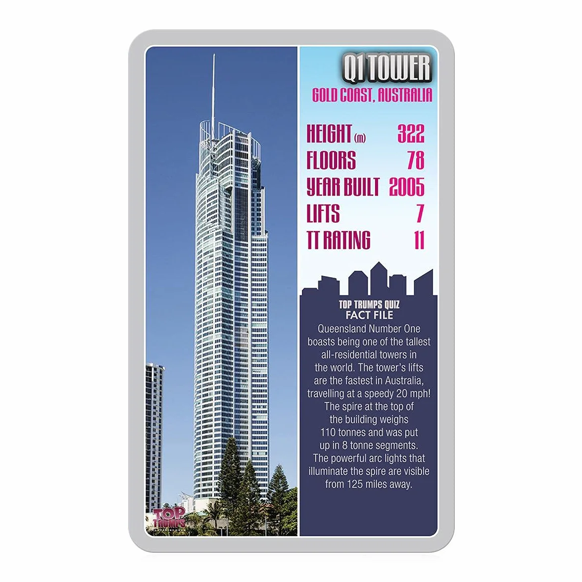Top Trumps Skyscrapers Classics Card Game, poznaj fakty o Burdż Chalifa, The Shard i Empire State Building w tej edukacyjnej grze, prezentach i zabawkach dla chłopców i dziewcząt w wieku od 6 lat