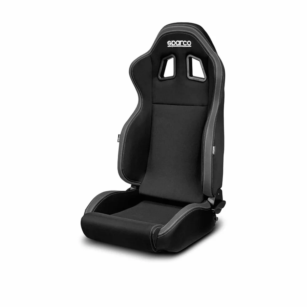 SPARCO 009014NRGR Fotel wyścigowy czarny szary