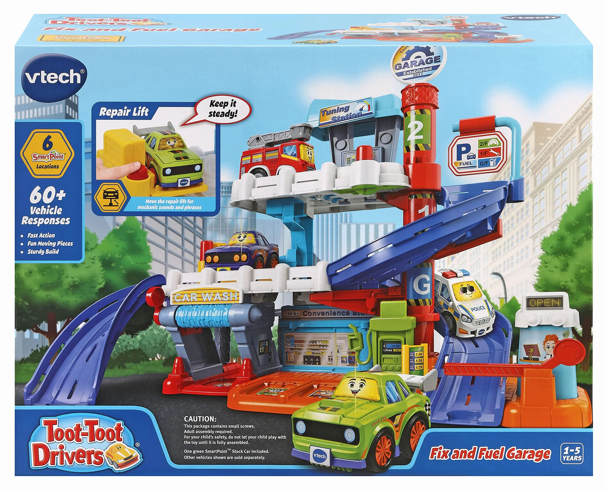 VTech 556603 Sterowniki Toot Fix & Fuel Garaż Wielokolorowy