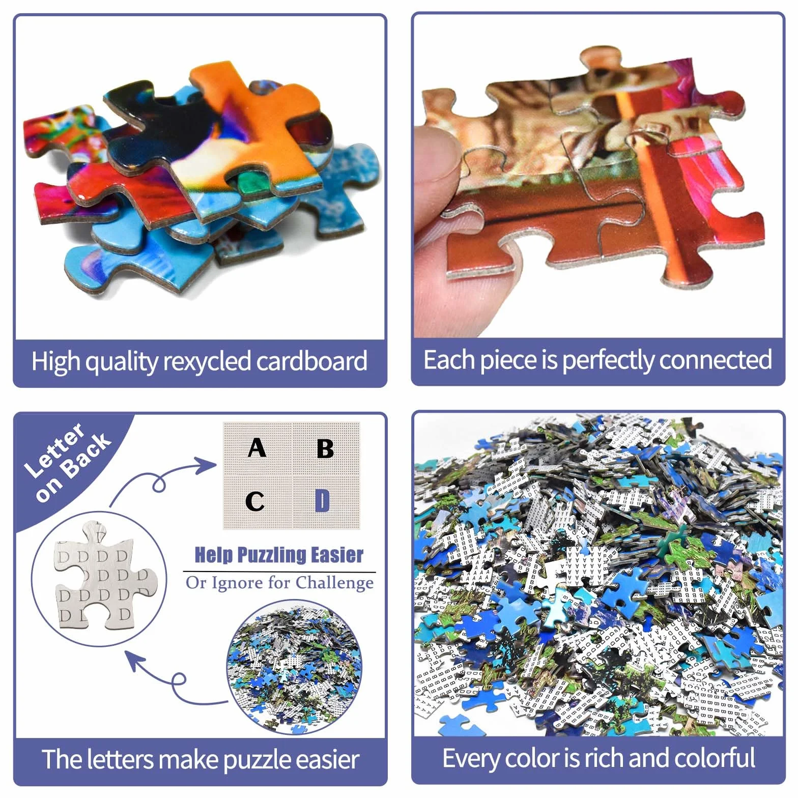 Puzzle 1000 elementów, puzzle dla dorosłych, trudne ułożone puzzle, gry zręcznościowe dla całej rodziny, prezenty dla kobiet, prezenty dla mężczyzn, temat: kwiaty i ptaki