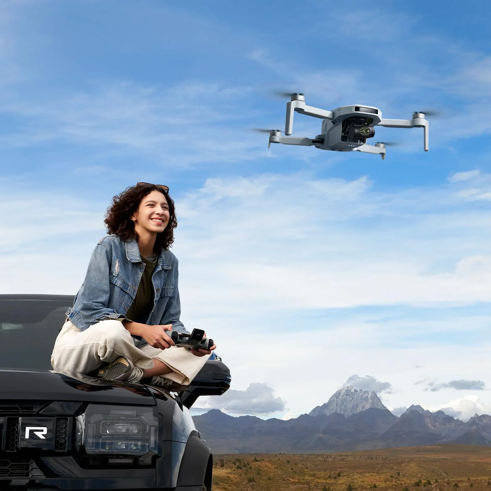Potensic ATOM 2 GPS dron z kamerą, 4K HDR wideo, 8K zdjęcia, 10KM zasięg, < 249g, 3-osiowy gimbal, AI-śledzenie/AI-noc/AI-QuickShots/Pionowe ujęcia, C0, dron z kamerą dla dorosłych i początkujących