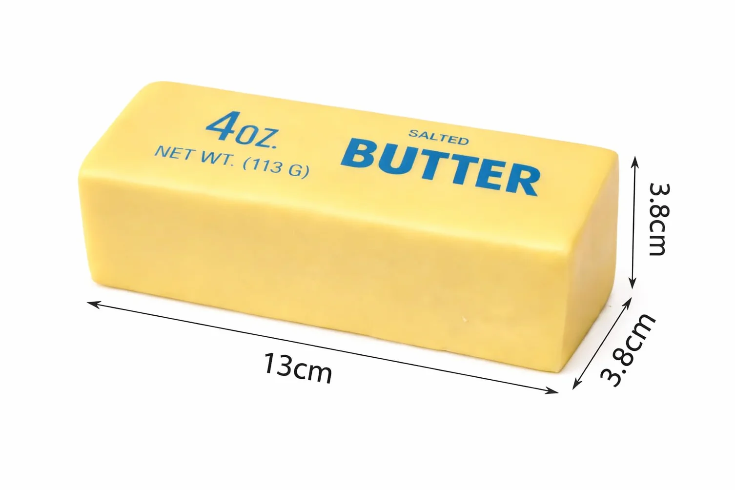 Squeeze Toy Butter – zabawna zabawka Squishy Fidget Toy dla dzieci i dorosłych, miękka, antystresowa, do ugniatania, piłka antystresowa do ugniatania, zabawny gadżet (żółta/tęczowa, 1 szt. w zestawie