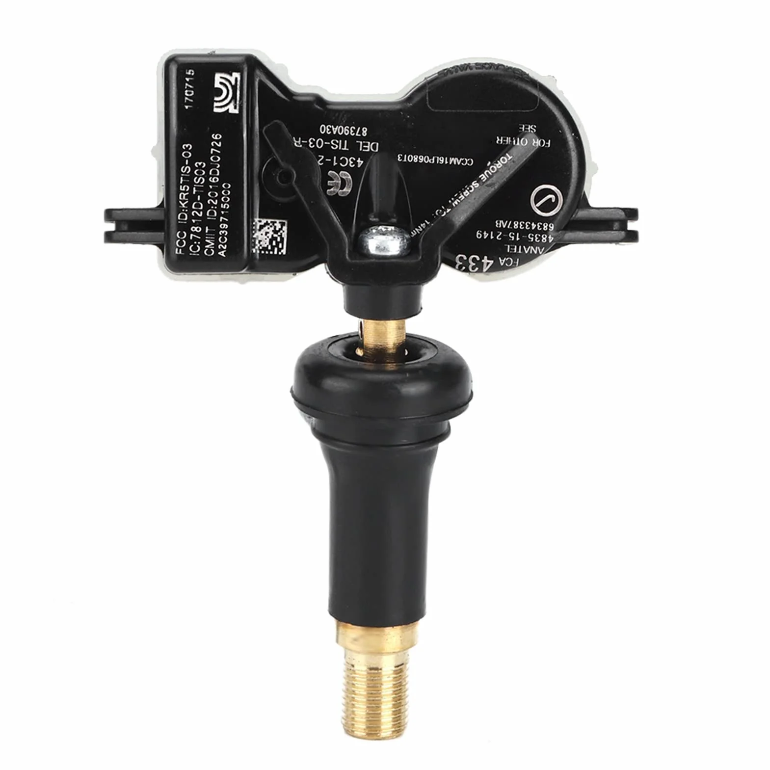 VOBor Czujnik Ciśnienia W Oponach Ze Stopu Aluminium 68313387AB Pasuje Do Jeep Grand Cherokee 2016-2019