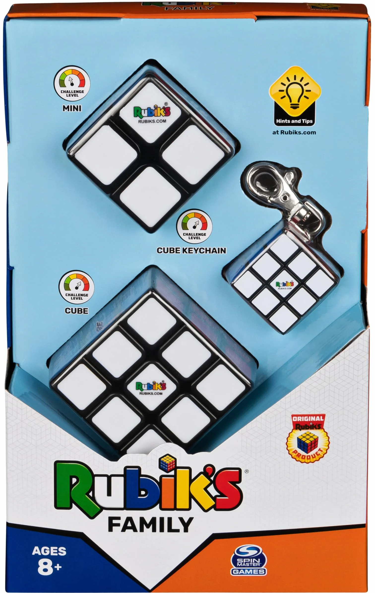 Spin Master Rubik’s Cube: Rubiks Family Pack (3 pcs) (6064015)
