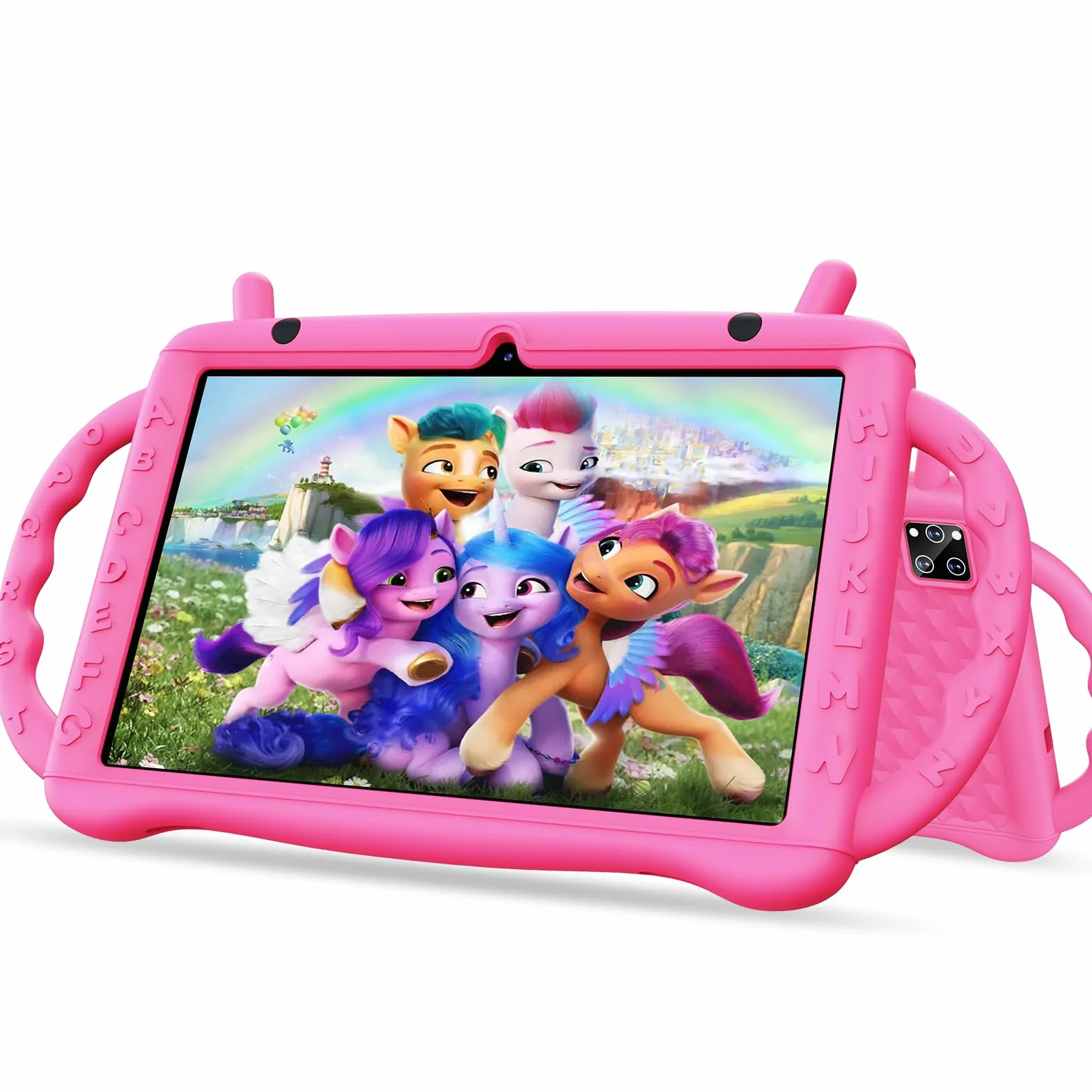 Tablet dla dzieci 10 cali, 2024 najnowszy tablet dla dzieci, Android 14 Octa-Core 2.0 GHz, 10 GB RAM + 64 GB ROM (TF 1 TB), WiFi, Bluetooth, podwójny aparat, kontrola rodzicielska, aplikacja