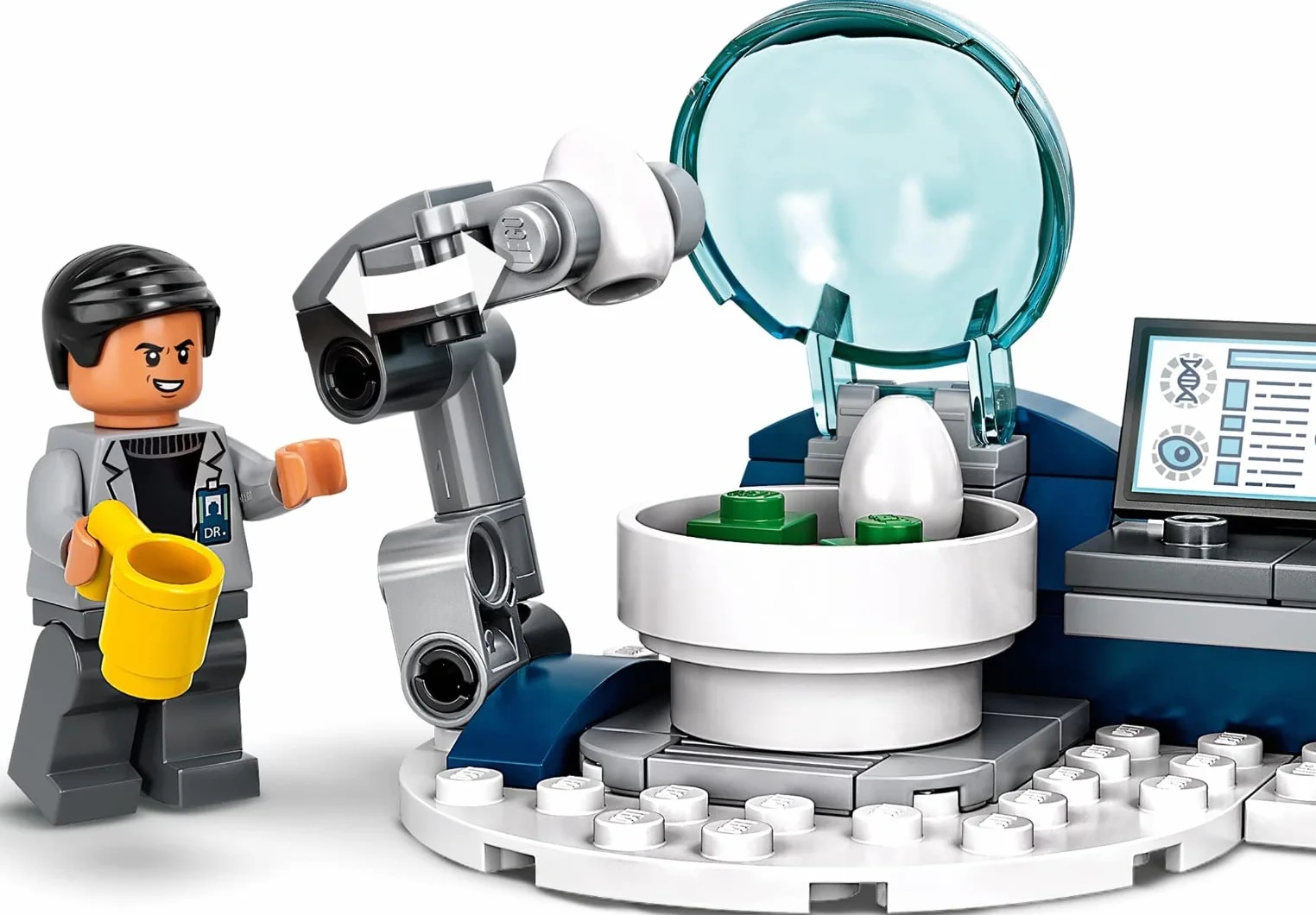 LEGO Jurassic World Laboratorium doktora Wu: 75939 ucieczka małych dinozaurów (164 elementy)