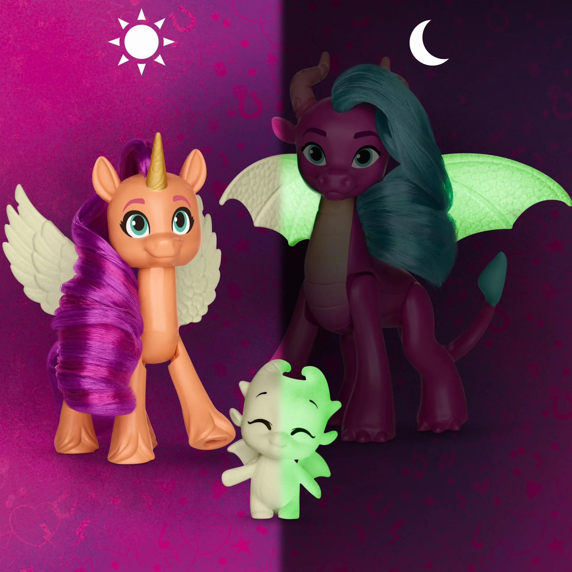 My Little Pony Zabawki Dragon Light Reveal z serialu My Little Pony: Opowiedz swoją historię