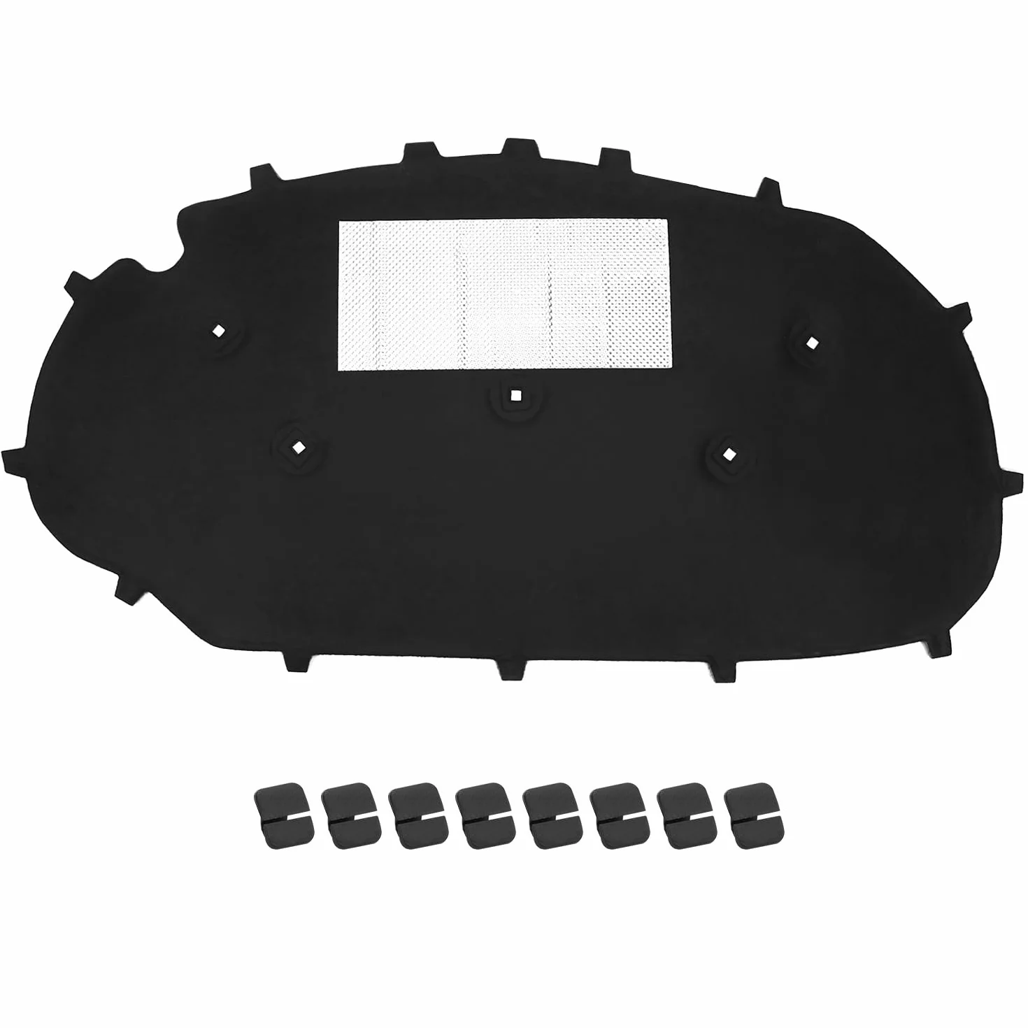 Mata izolacyjna do maski silnika VW Golf 6 z klipsami QWORK®