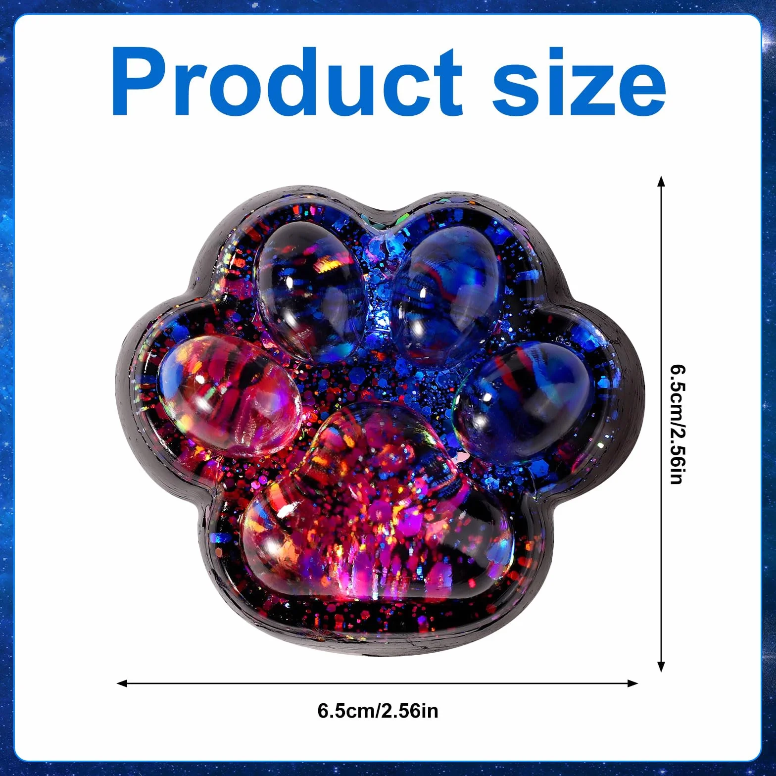 Zabawka do Sciskania Kociej Lapki, Kawaii Soft Cat Paw Squishy Zabawka Sensoryczna Zabawna Nowosc Slodka Zabawka Fidget Relaksujaca w Ksztalcie Lapki Zwierzecia dla Dzieci Nastolatków Doroslych