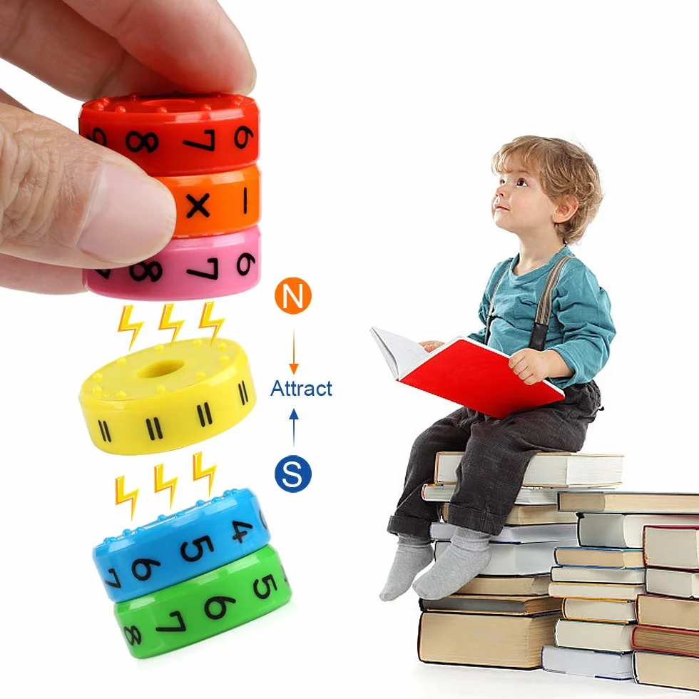 Kesote 2 zabawki edukacyjne, matematyka, rolka do liczenia, na rozpoczęcie szkoły, matematyka, nauka liczenia, zabawka na początek szkoły, prezent na Boże Narodzenie