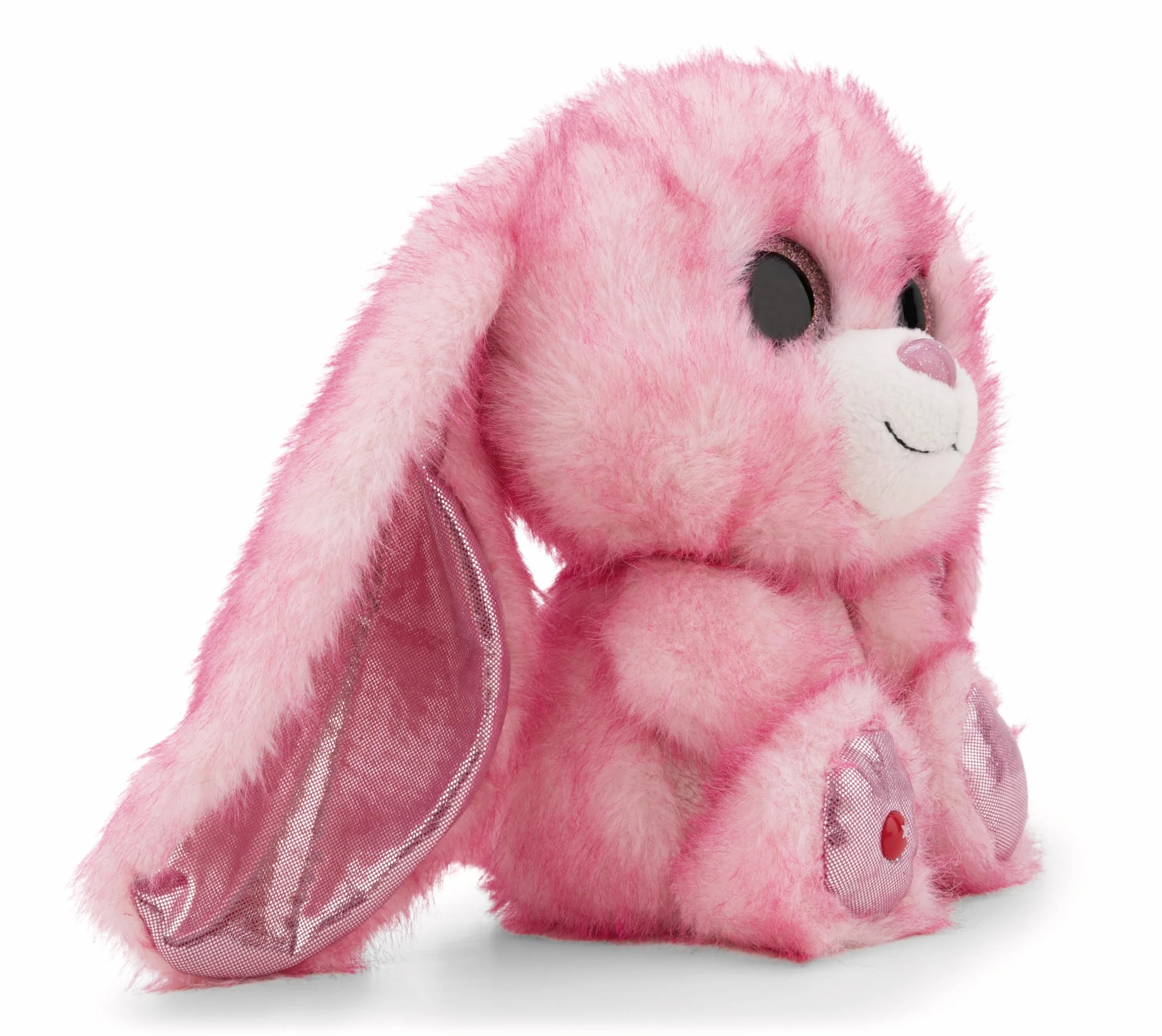 NICI Glubschis przytulanka królik Flommi-Fun, miękki pluszak do przytulania i zabawy, dla dzieci i dorosłych, świetny pomysł na prezent, 25 cm, biała - 63038