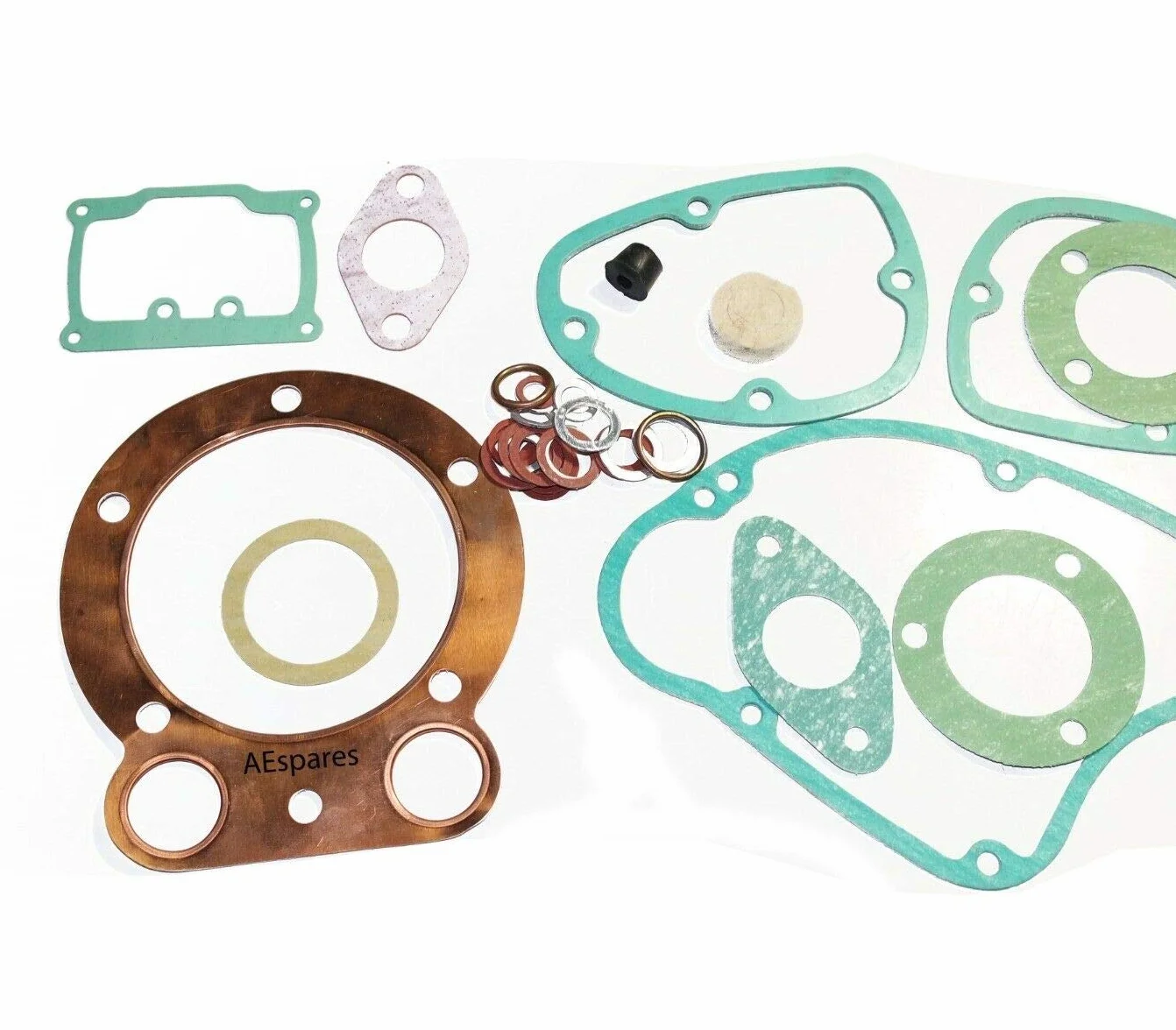 AEspares Pasuje do zestawu uszczelek Royal Enfield 500cc kompletny remont