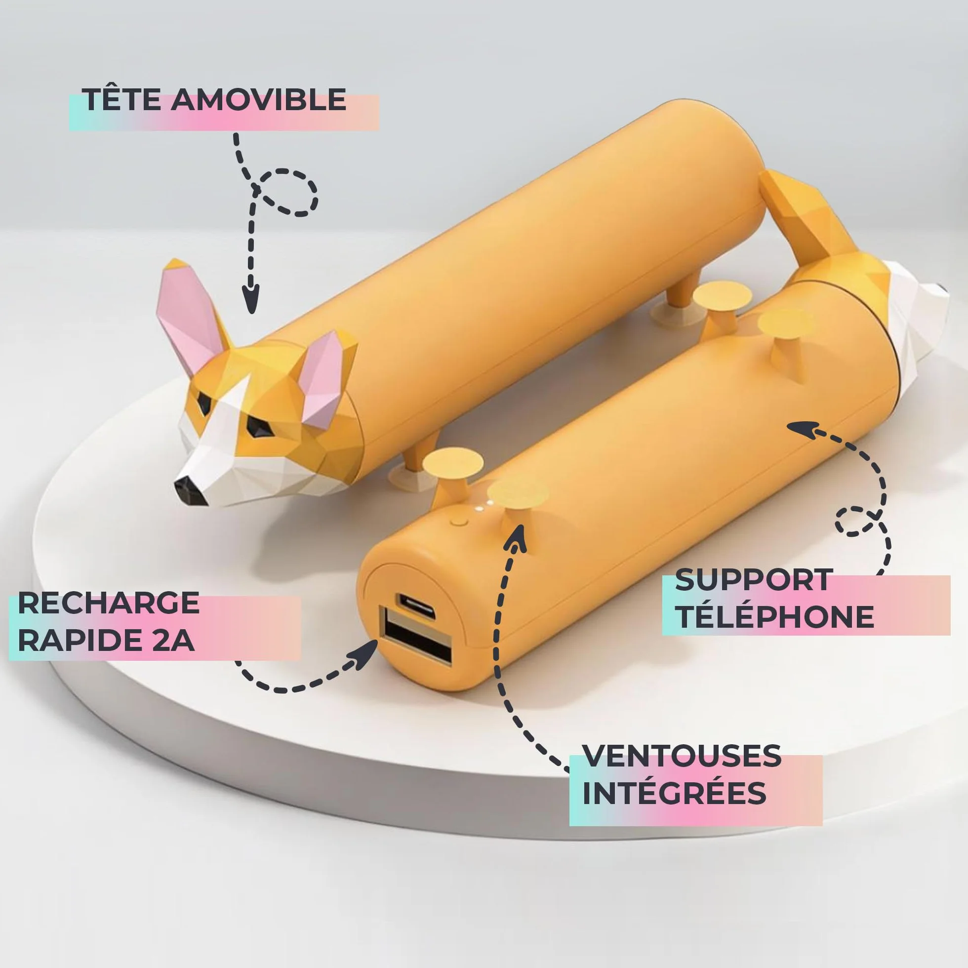 BATTERIE EXTERNE 4800MAH CORGI