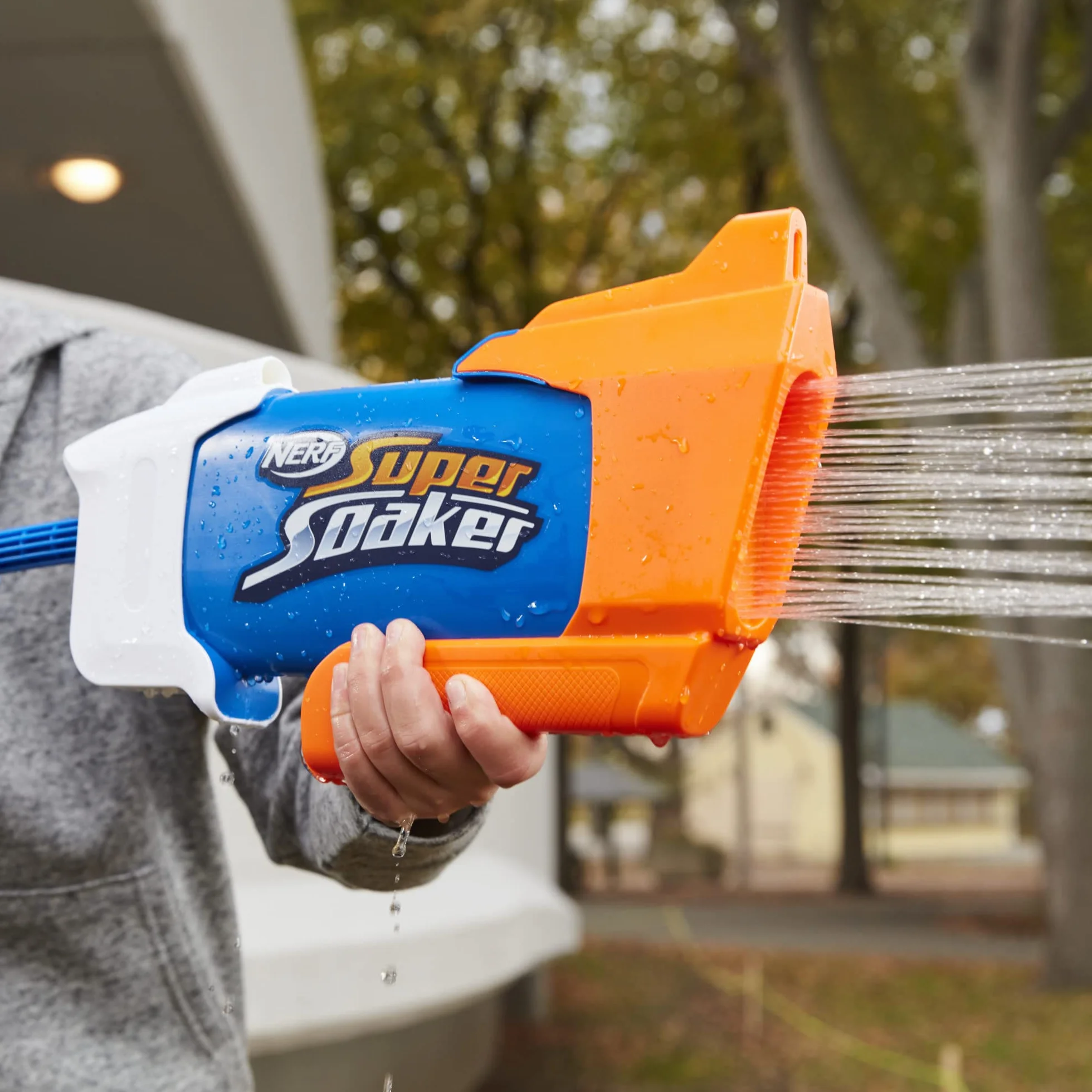 Super Soaker Nerf Rainstorm Water Blaster, podmuch wody na zewnątrz, zabawa dla dzieci, nastolatków, dorosłych