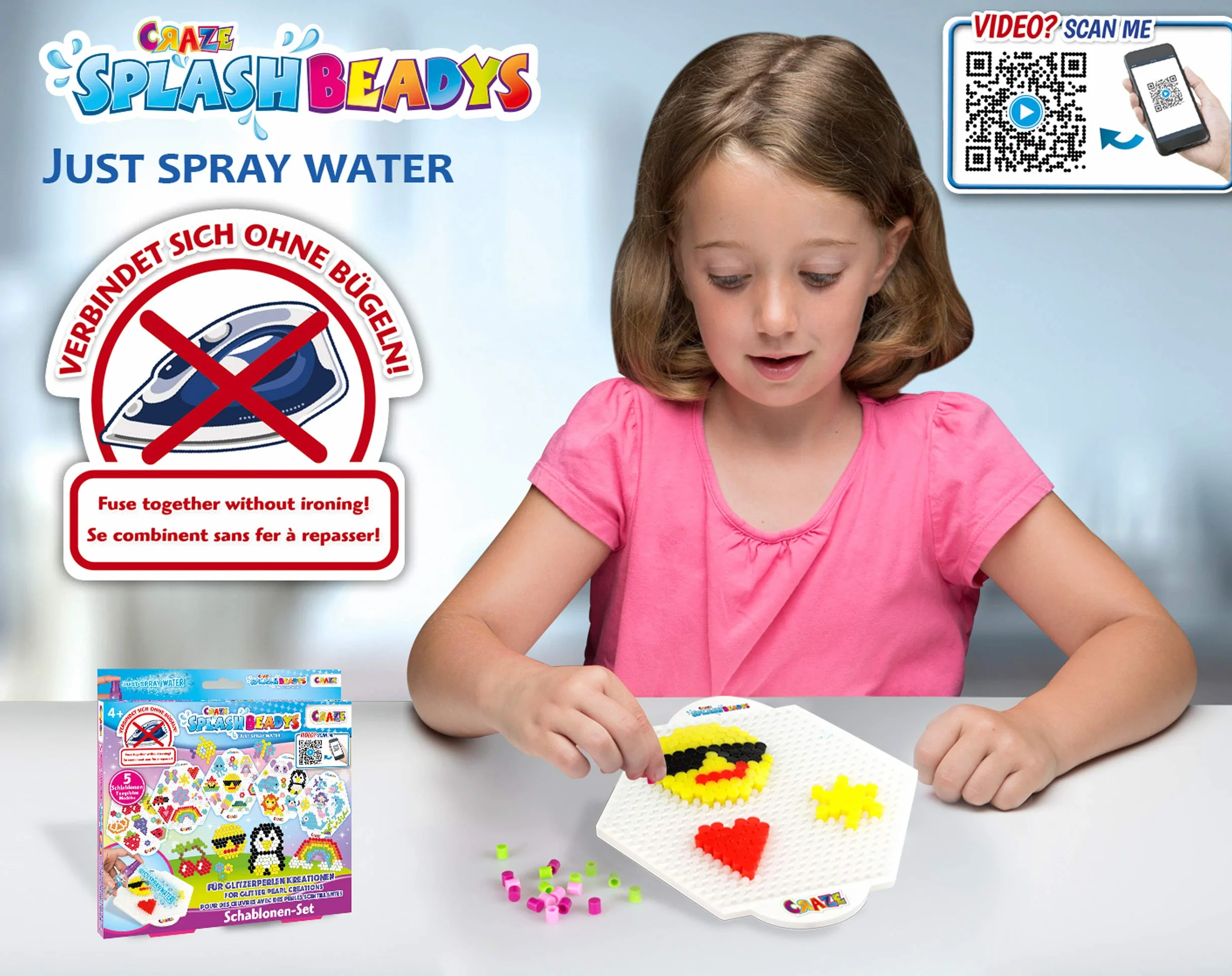 Craze 11096 Splash Beadys - akcesoria - szablony do pisania w sprayu