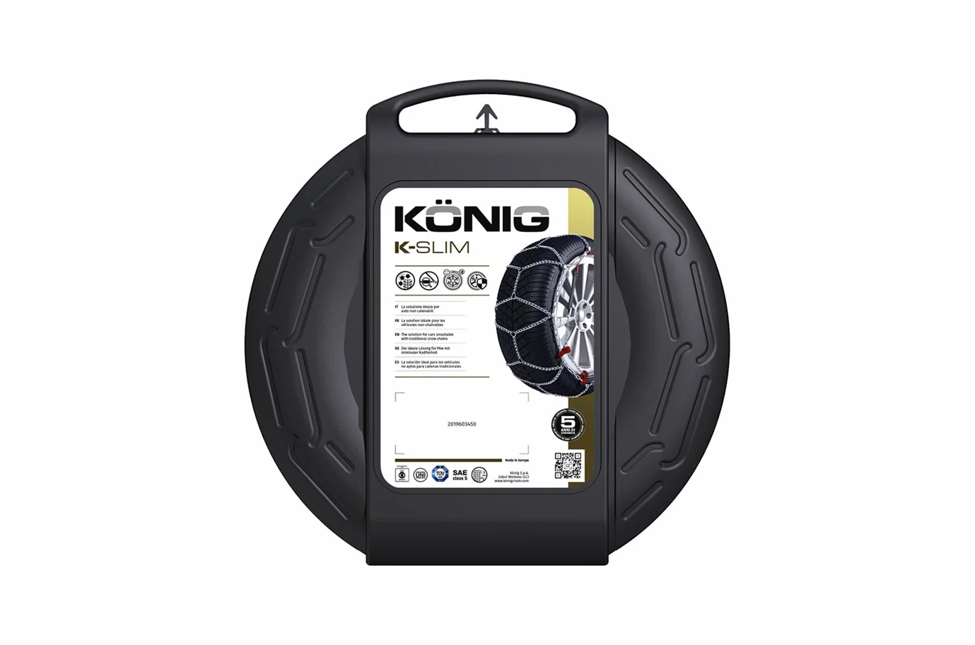 KÖNIG K-Slim 095 łańcuchy śniegowe 2 sztuki