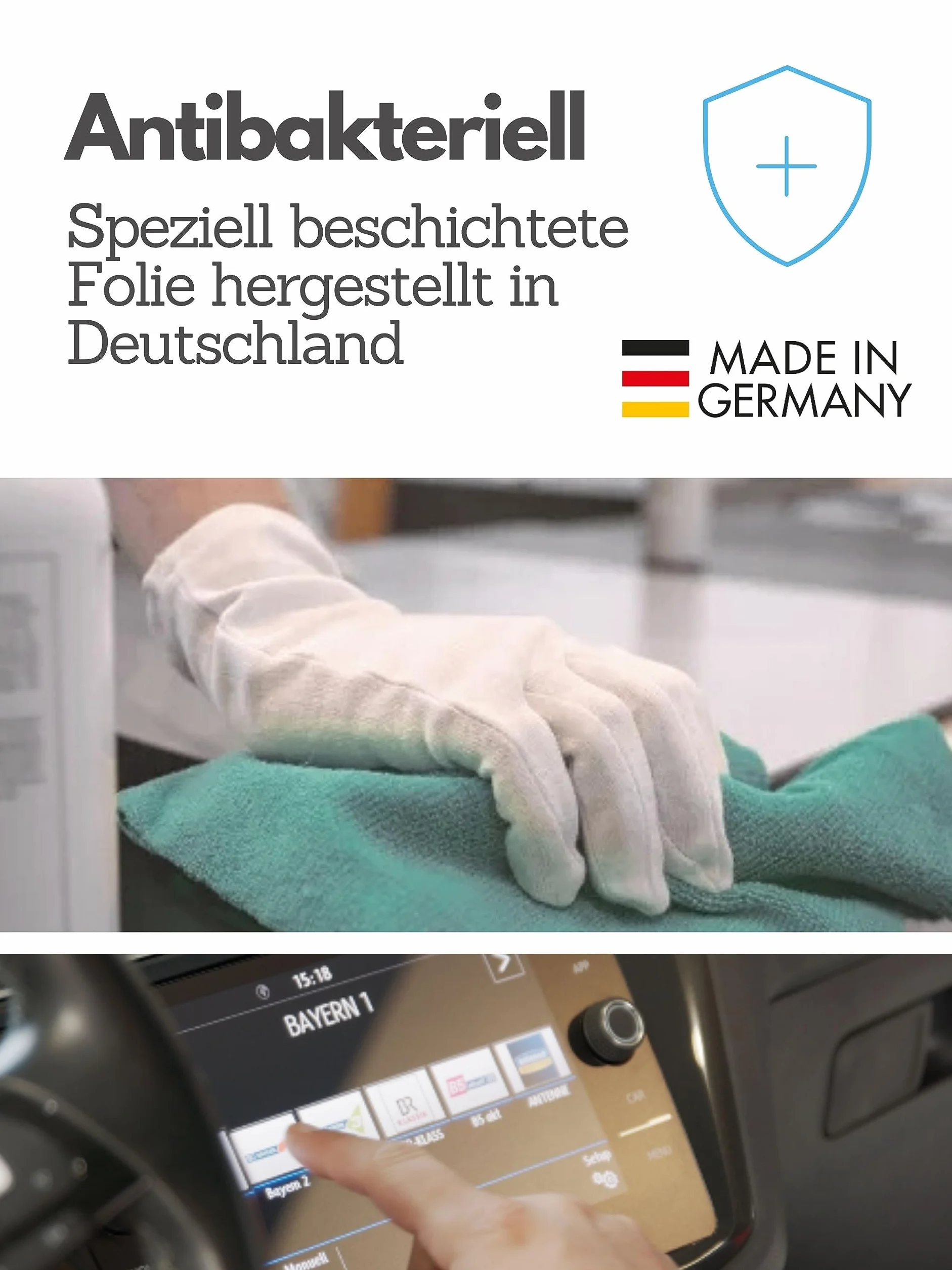 DISSKIN Folia ochronna na wyświetlacz Volkswagen Discover Media Pro Display samoregenerująca się matowa antybakteryjna