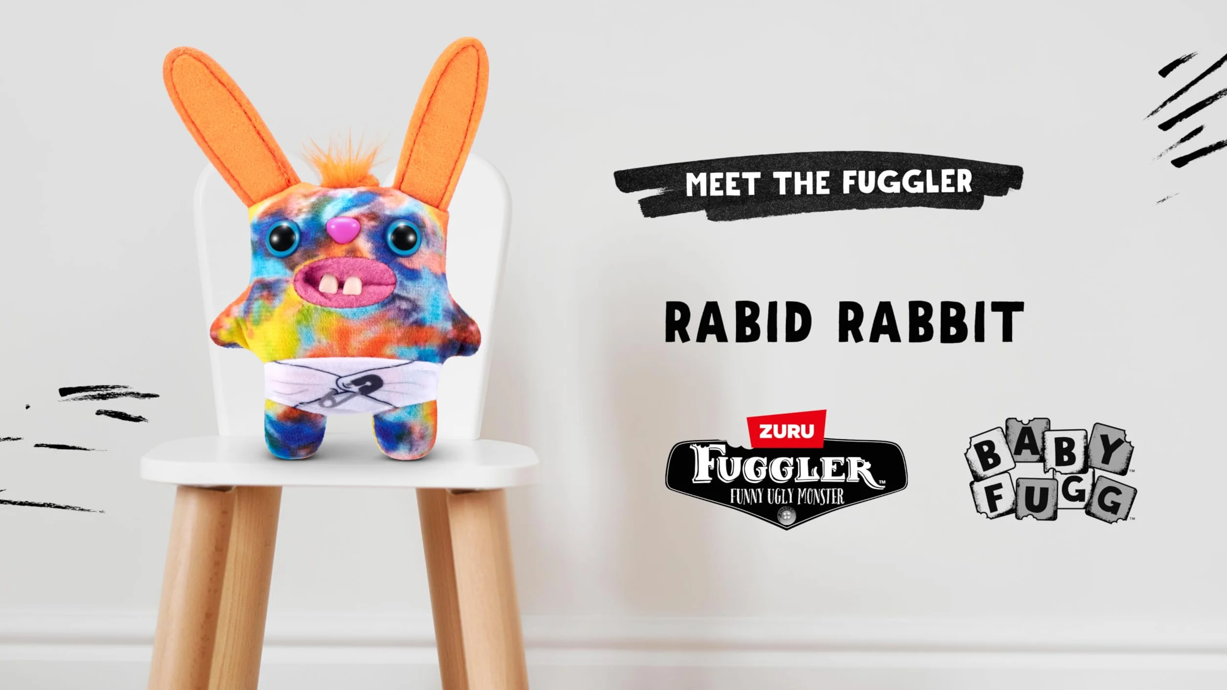 Fuggler Baby Fugg Series 3 od ZURU Funny, Ugly, Monster, Small Plush (3 szt.)