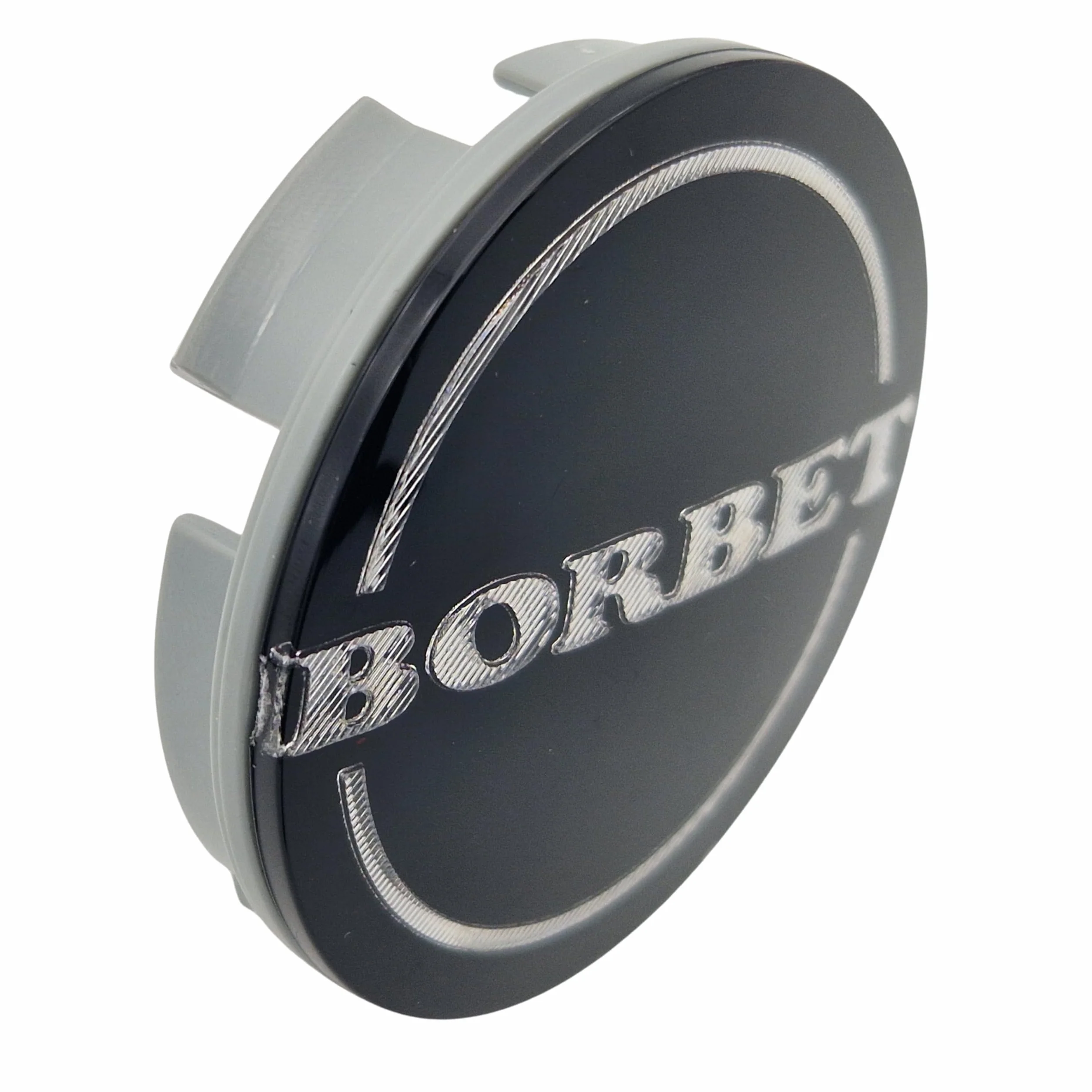 Borbet Dekiel do piasty 55 mm 56 mm Zaślepka do felg czarna błyszcząca srebrna oryginalna