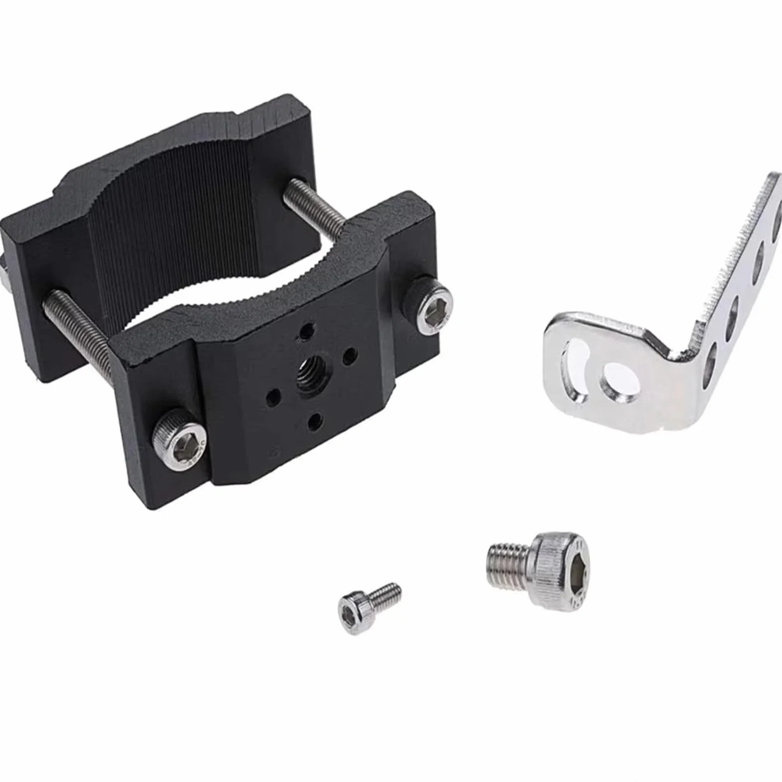 2 sztuki uchwytów na reflektory motocyklowe, uchwyt na okrągłą rurę, regulowany przedni widelec, uchwyt lampy, regulowany w zakresie 18-30 mm, do pojazdów terenowych, motocykli i skuterów