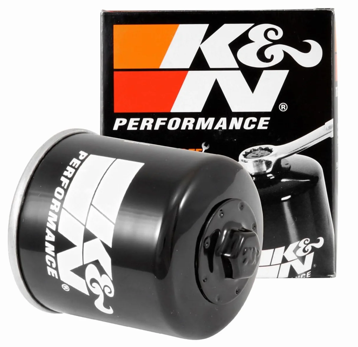 K&N Filtr oleju motocyklowego KN-153 czerwony