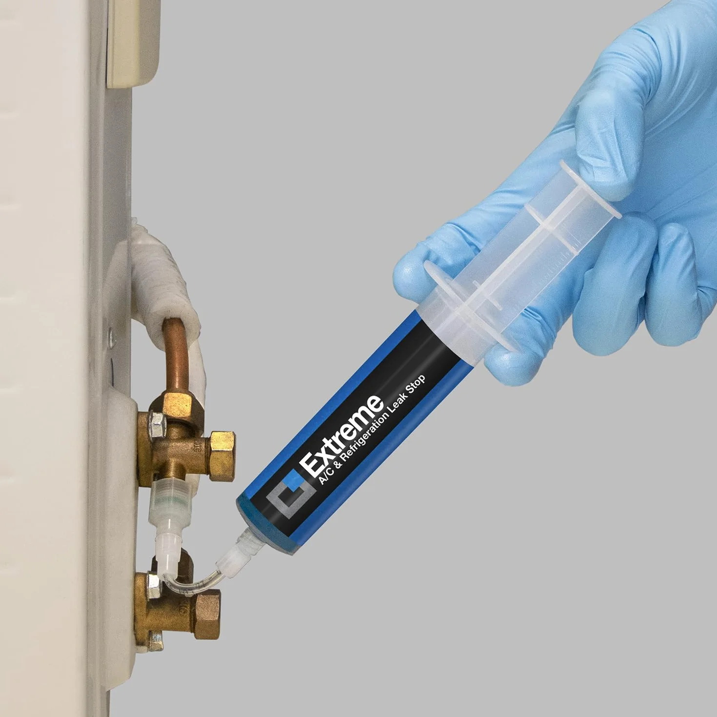 ERRECOM Extreme – 30 ml, Uszczelniacz do Samochodowych Układów Klimatyzacji z Czynnikiem Chłodniczym R134a, zawiera Adapter do Zaworu Niskiego Ciśnienia R134a