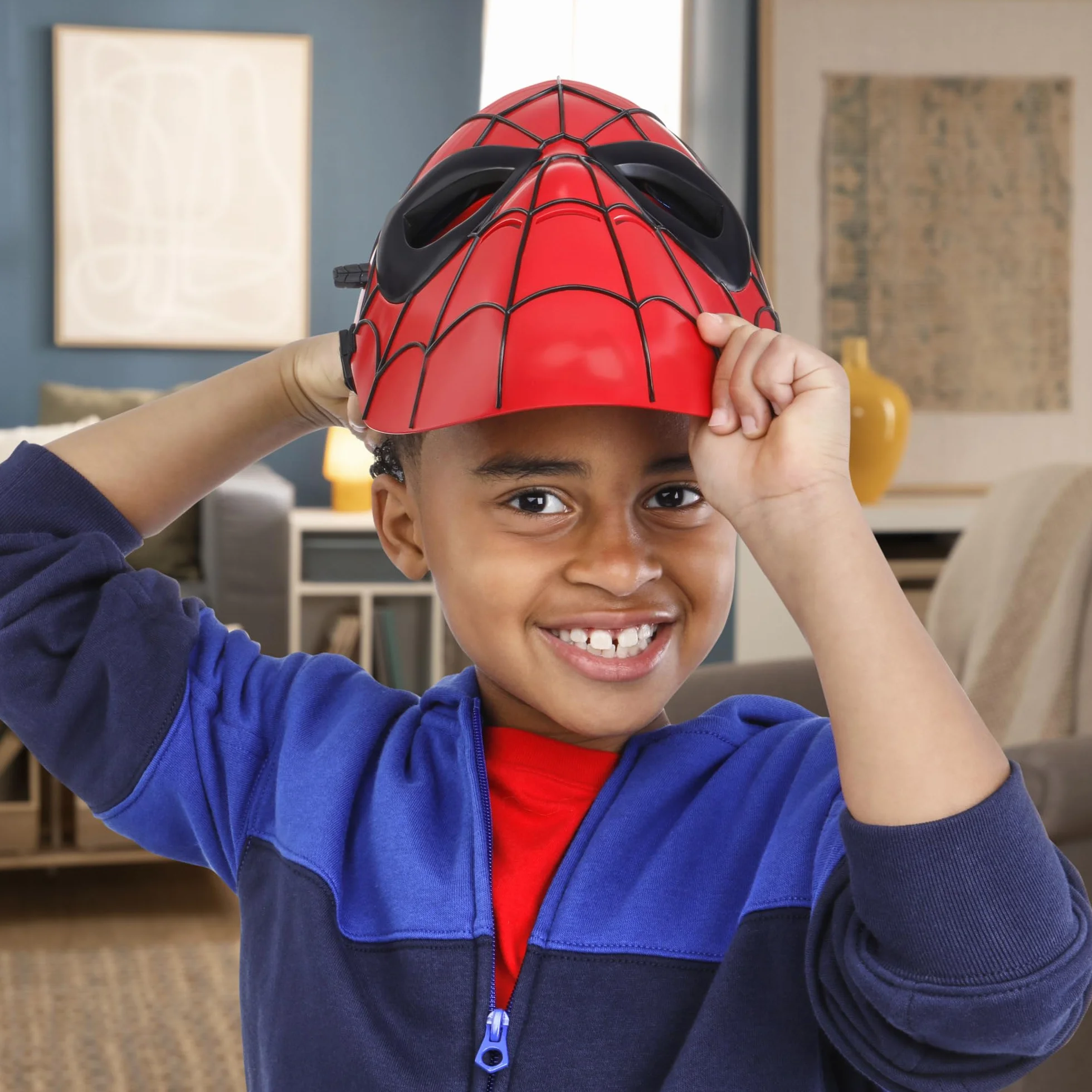 Hasbro Maska Marvel Spider-Man Glow FX, zabawka tematyczna