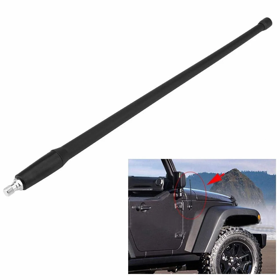 Antena samochodowa Delaman 33.0 cm zamiennik do Jeep Wrangler JK JKU JL 2008-2017
