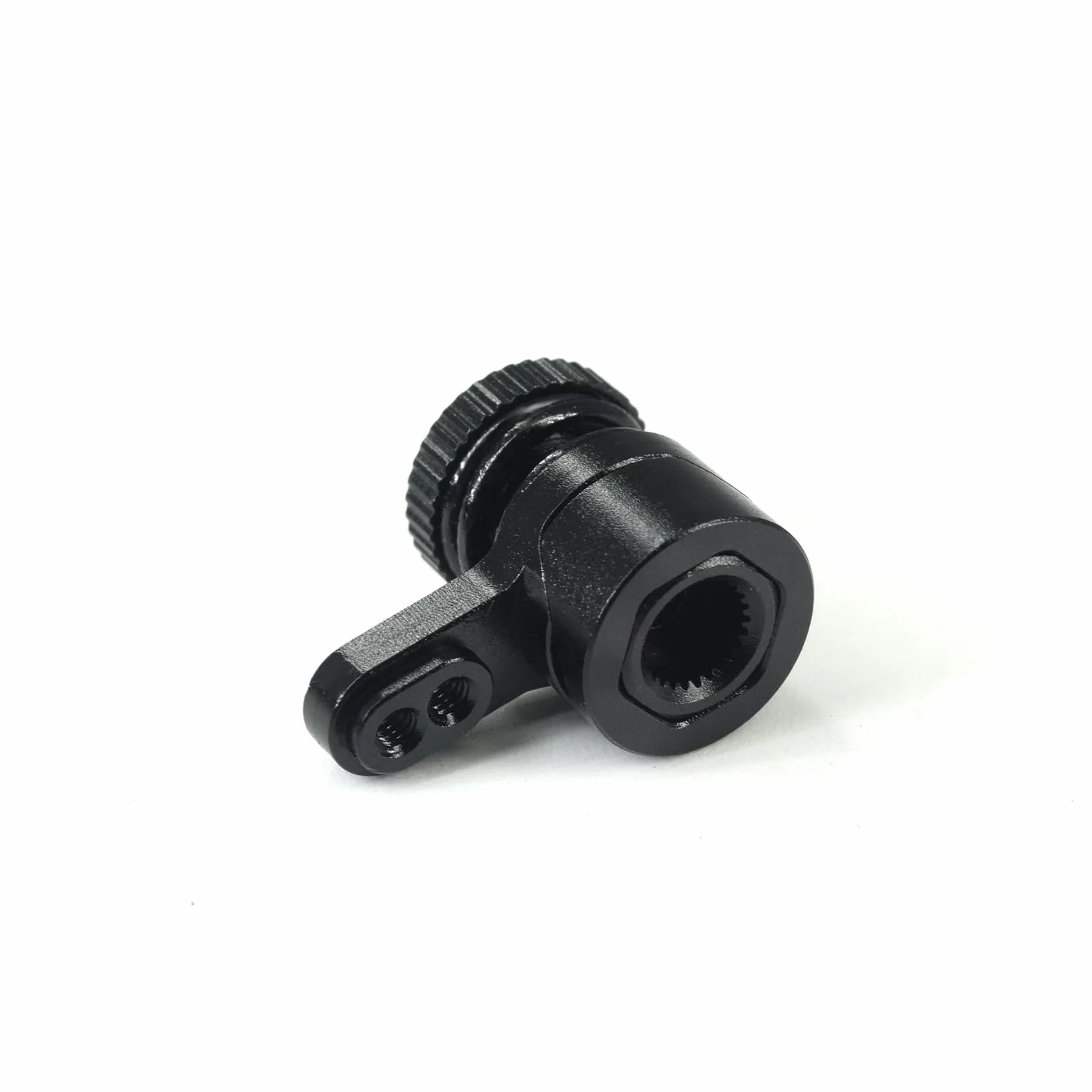 JOYSOG Ramię serwo 25T do ARRMA 1/18 Granite Grom/1/18 Typhon GROM/1/18 Mini LMT 4X4/1/18 UTB18 Capra ulepszone części (czarne)