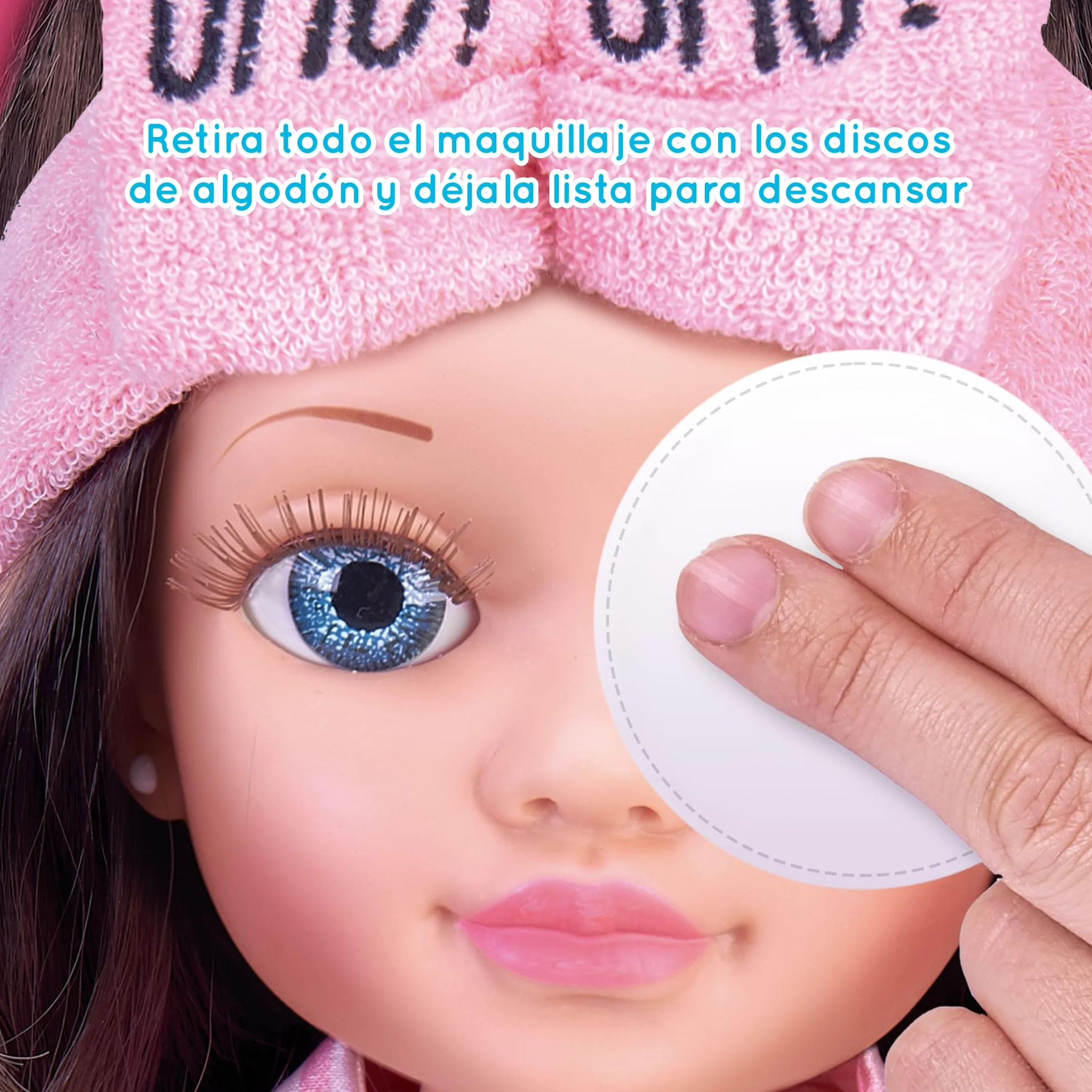 Nancy Beauty Fridge Lalka z akcesoriami do makijażu i lodówką z tacką na lód dedykowana jej kosmetykom dla dziewczynek + 3 lat, słynna (NAC74000)