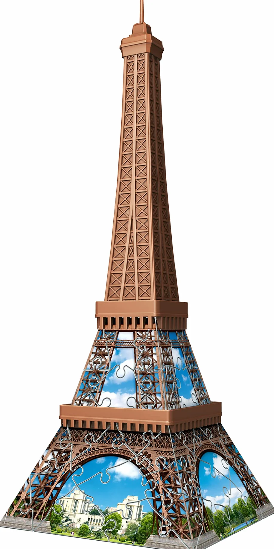 Ravensburger Puzzle 3D 12536 Ravensburger Wieża Eiffel 54 Elementy Puzzle 3D Mini Budynki (12536) Dla Dzieci I Dorosłych. Technologia Easy Click - Każdy Element Pasuje Idealnie