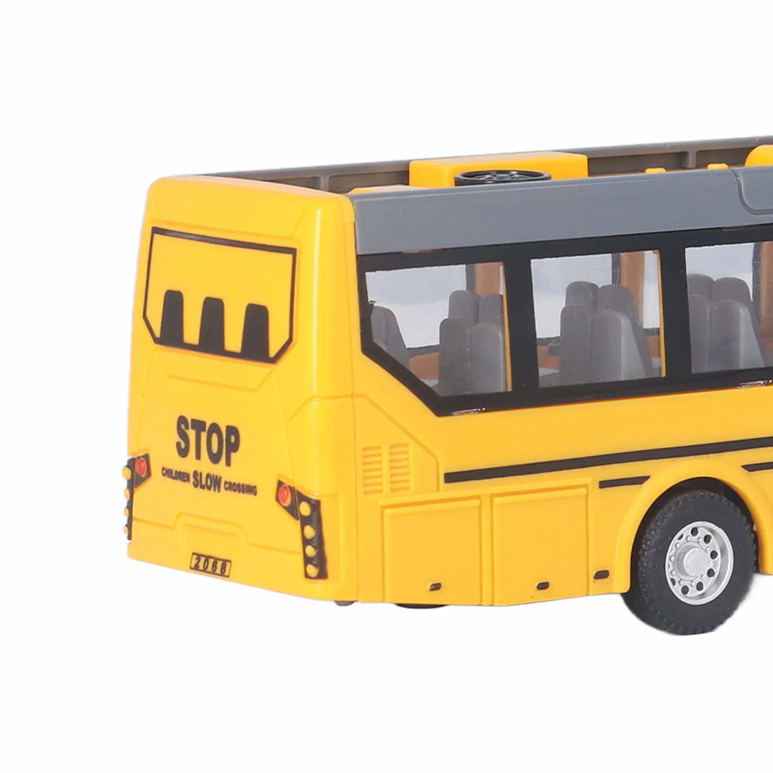 Autobus RC dla dzieci, zdalnie sterowany autobus wysoka symulacja we wszystkich kierunkach jazdy akumulator RC autobus szkolny dla dzieci (żółty)