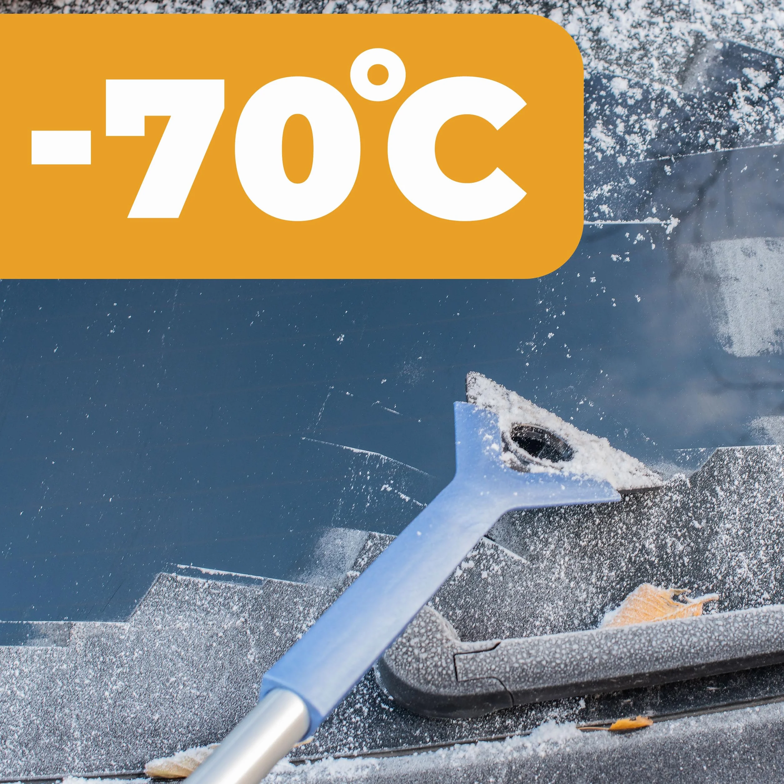 Odmrażacz do szyb -70°C w sprayu 500 ml, szybko rozpuszcza lód i szron, bezpieczny dla lakieru i plastiku