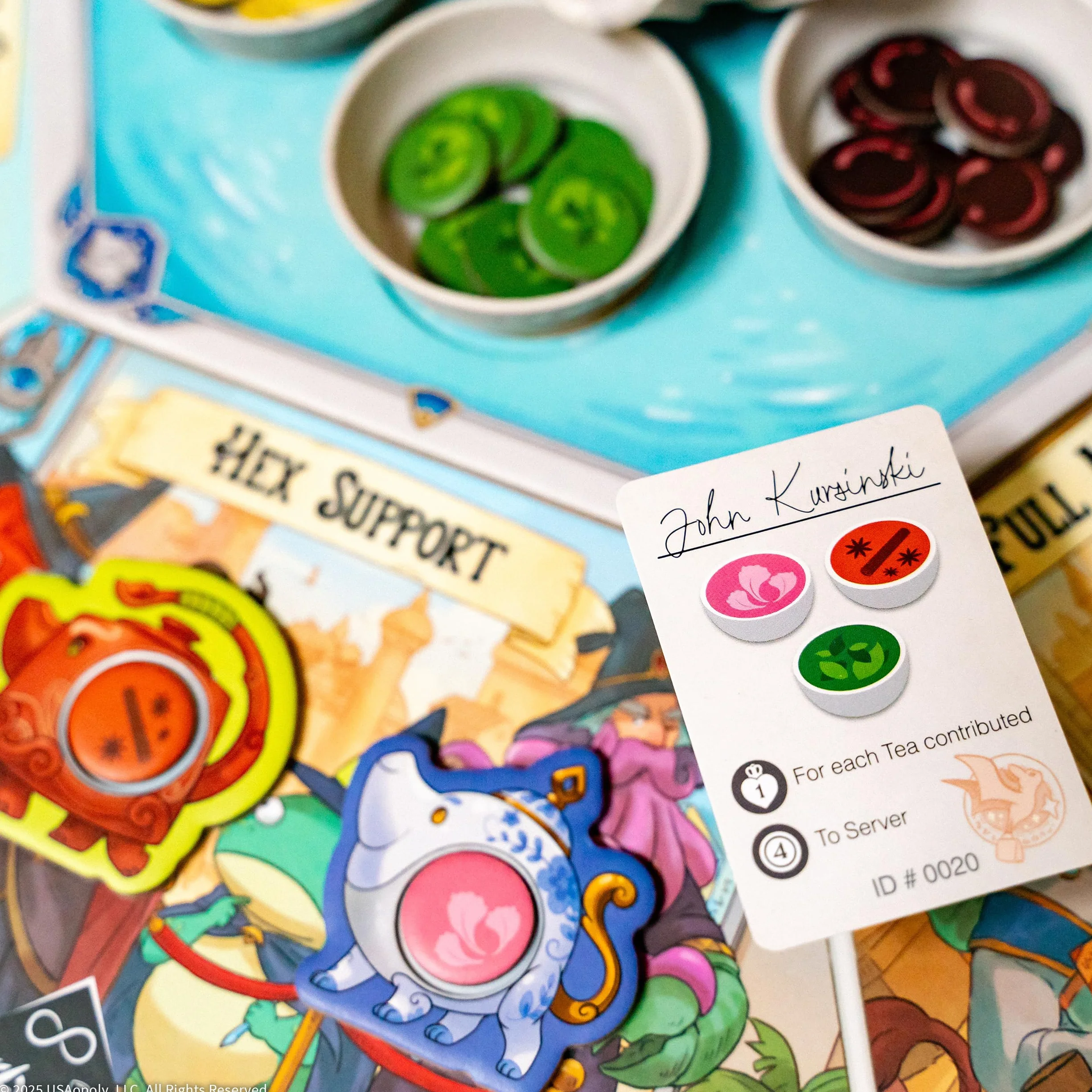 Tea Witches Board Game, Summon Witches & Brew Magical Teas, Strategic Worker Placement, Enchanting Fantasy Artwork by Sandara Tang, Designed by Manny Vega (Flamecraft), 2-4 Players, 30 min/per Player
