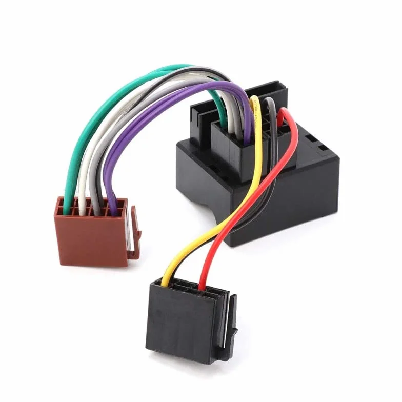 Sound way - Kabel adaptera złącza ISO kompatybilny z Citroën Peugeot