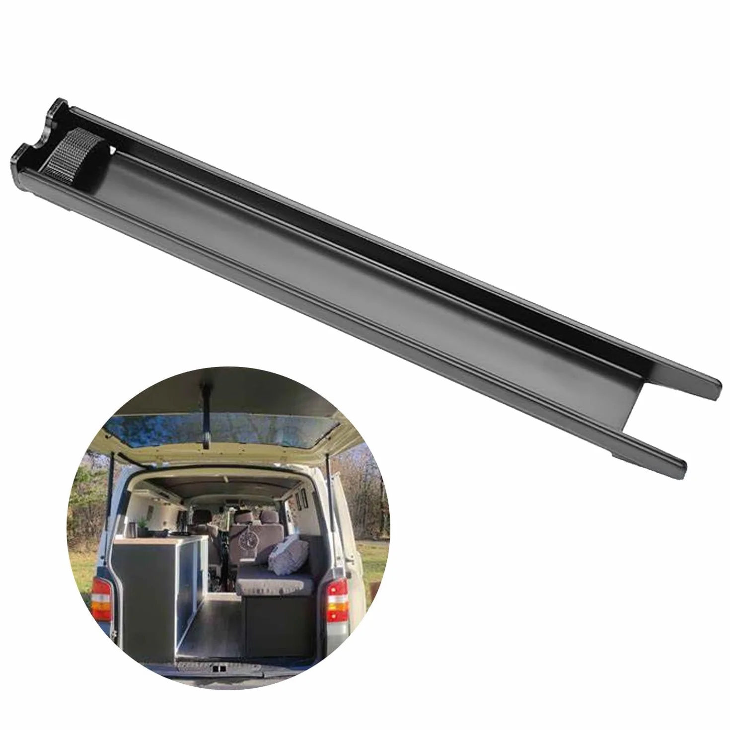 ANBOO Stojak na tylną klapę do VW Caddy T5 T6 T6.1 California, długi uchwyt