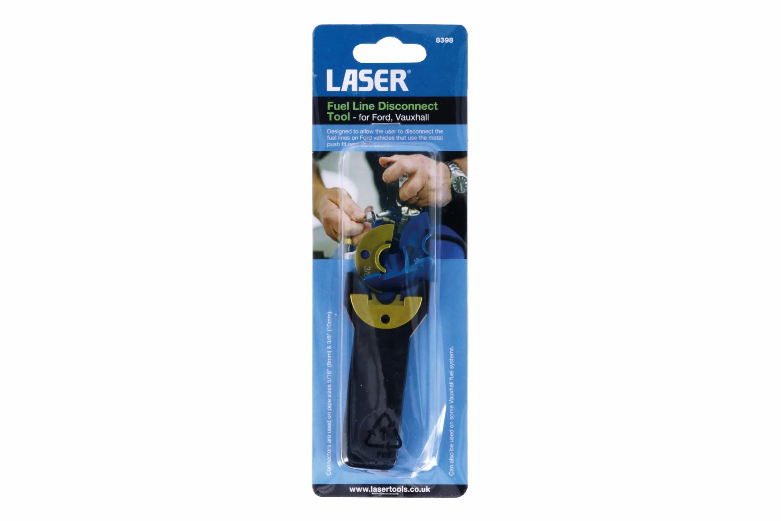 Laser 8398 narzędzie do odłączenia przewodu paliwowego do Ford Vauxhall czarne