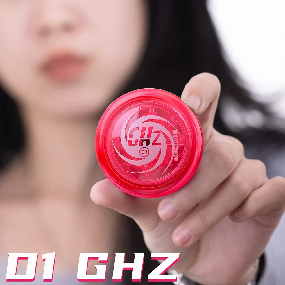 MAGICYOYO Responsywne Yoyo D1 GHZ, 2A Lopping Yoyo dla dzieci, profesjonalne plastikowe jo-jo dla początkujących + 6 strun zamiennych YoYo + rękawica Yo + torba do przechowywania jojo