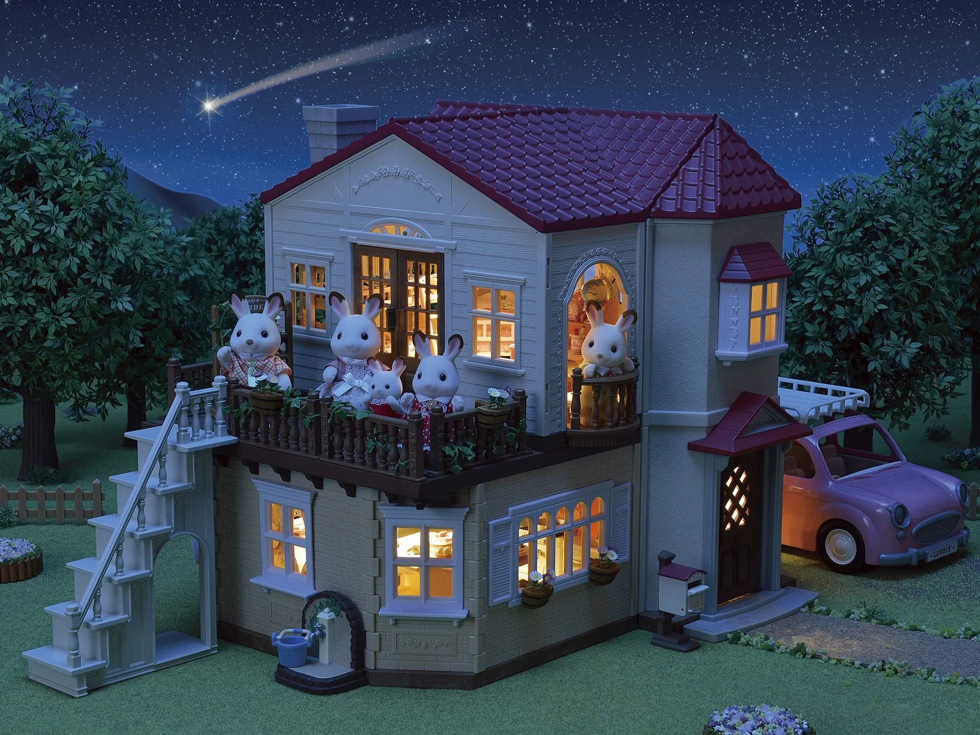 Sylvanian Families 5716 Miejski domek z tajemniczym pokojem na strychu