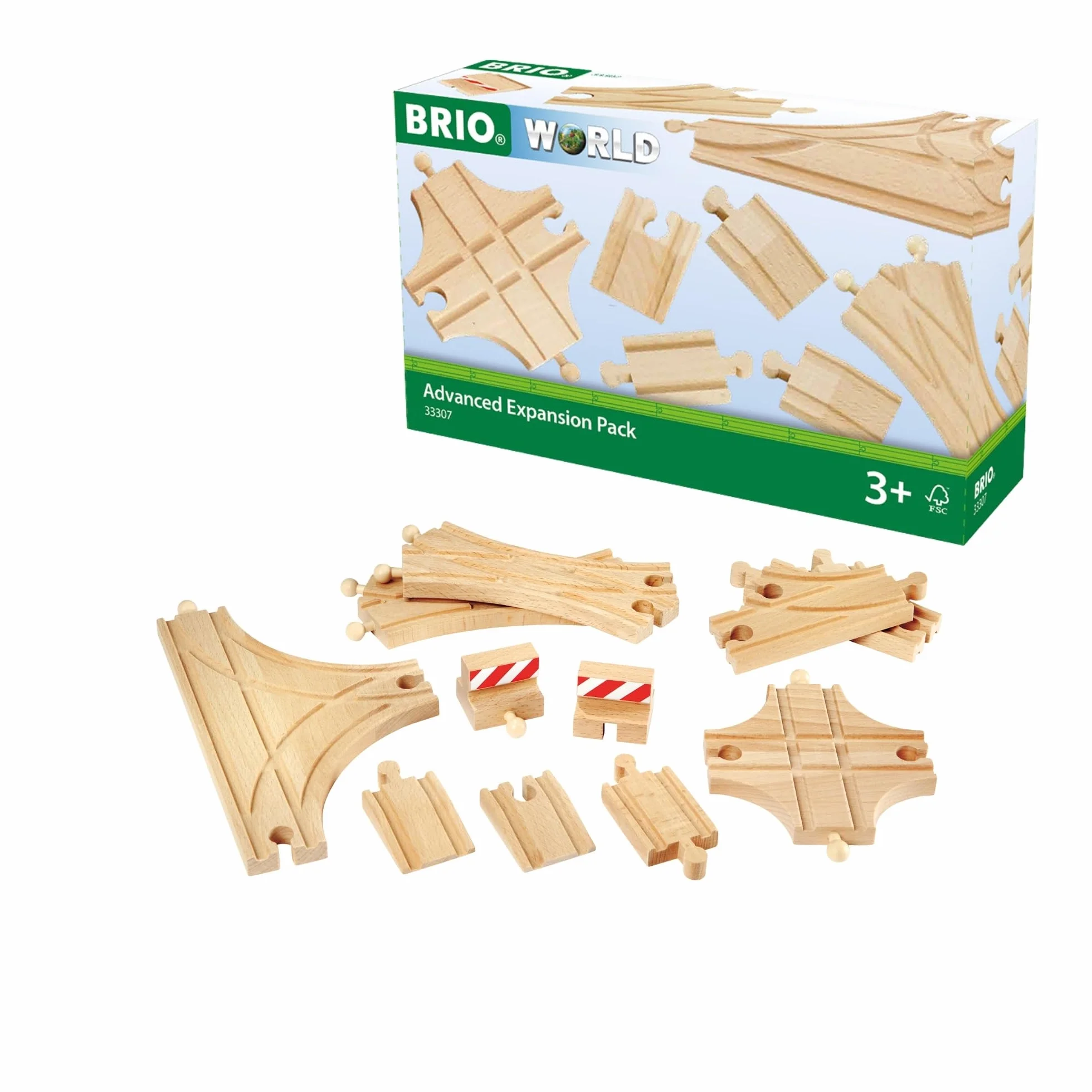 Brio 63330700 Duży Zestaw Torów (63330700) Bezpieczna Zabawka Dla Dzieci Powyżej 3 Lat