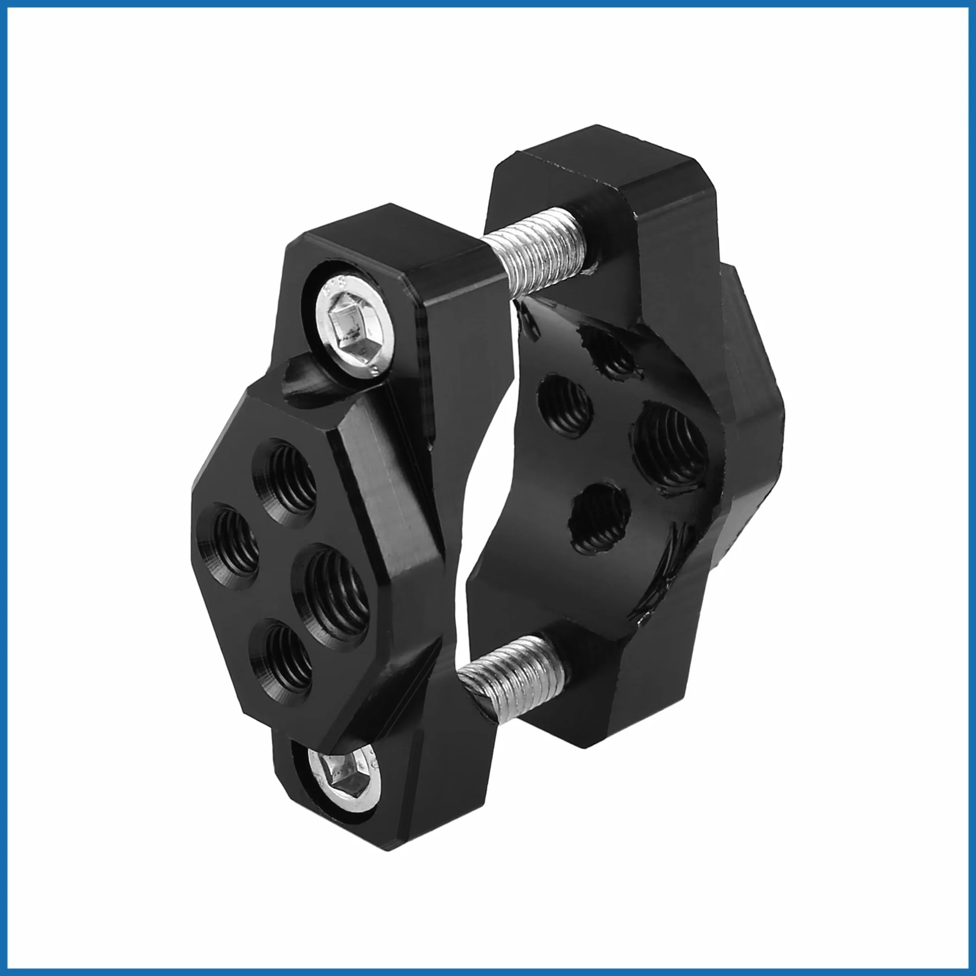 ABSOPRO Kierownica Zacisk do motocykla Sportbike 17-32 mm Czarny