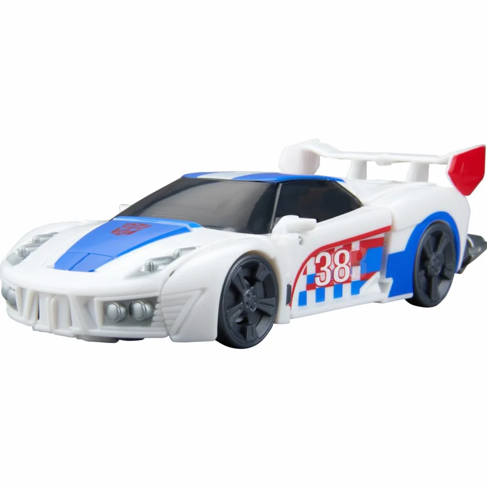 Smokescreen z kolekcji Transformers: Age of the Primes, 13-centymetrowa przekształcająca się figurka klasy Deluxe, zabawkowe roboty dla dzieci w wieku od 8 lat